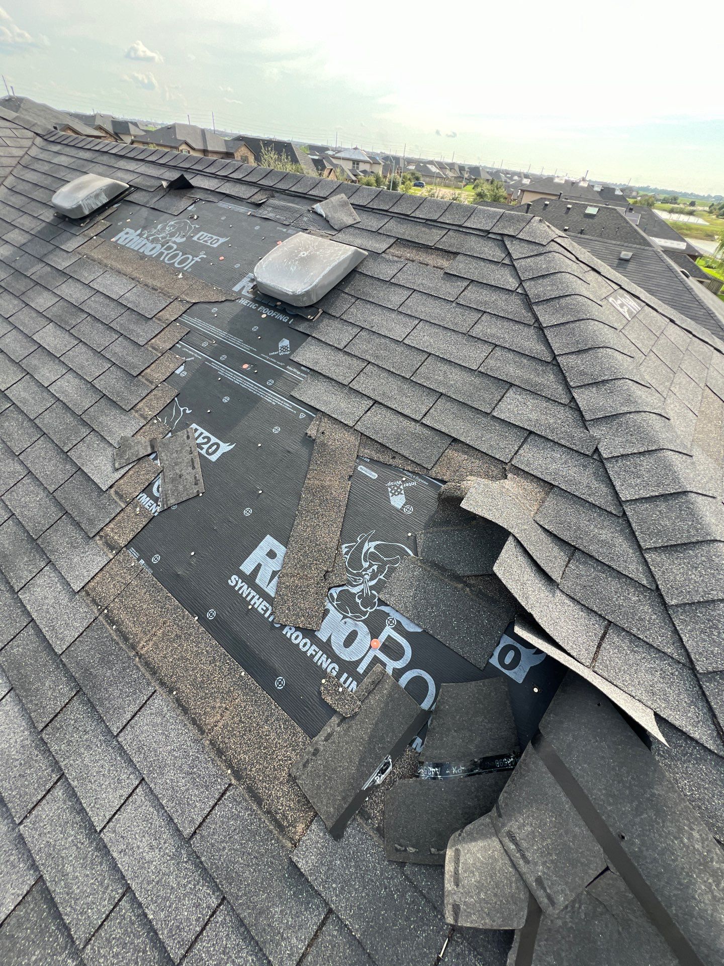 Residential Roofing Repair using Owen's Corning Duration (Lifetime) Shingles by Roof Repair Company