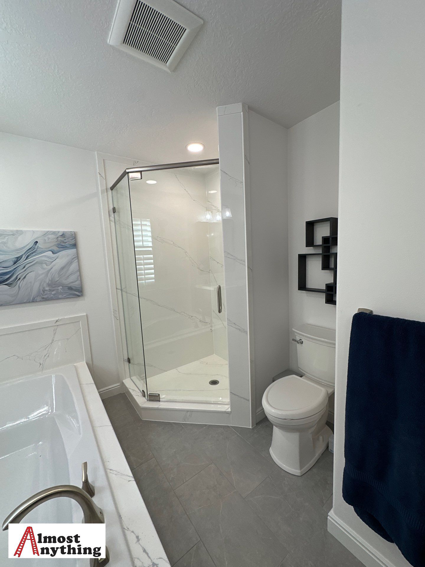 Bathroom by Almost Anything Remodeling 