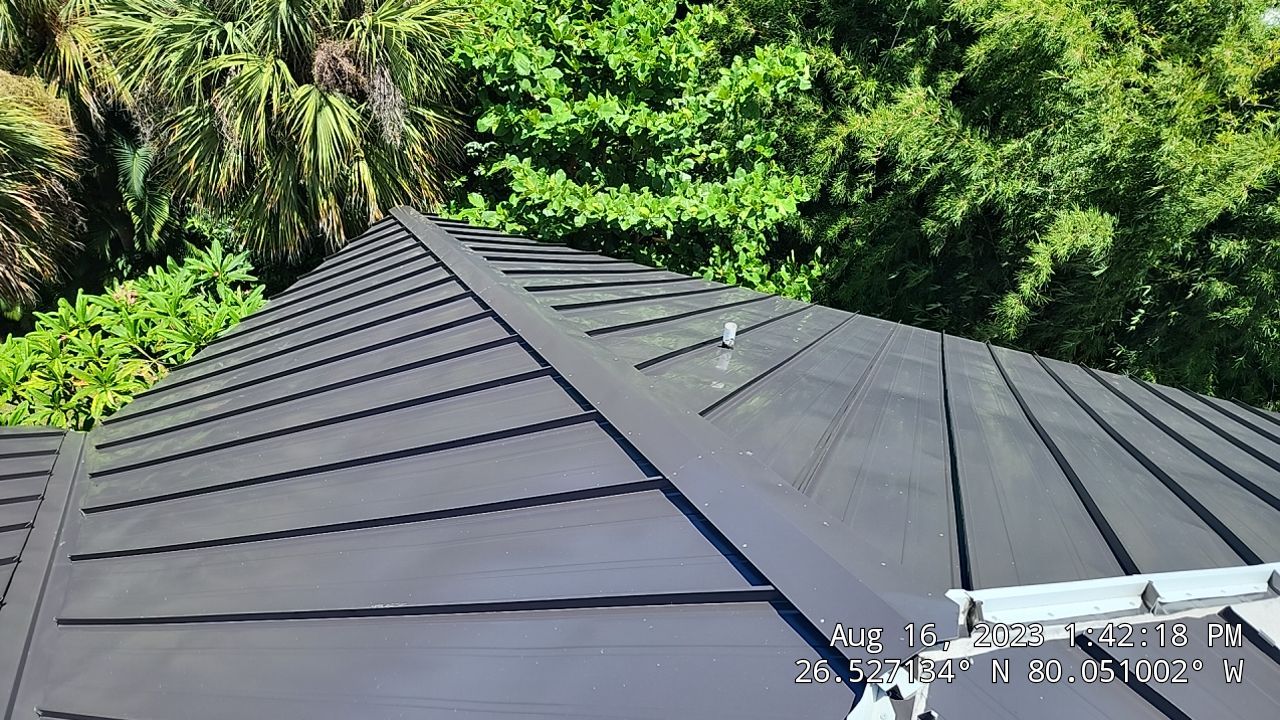 Metal Roof Repair using Metal Roof Panels by Aastro Roofing