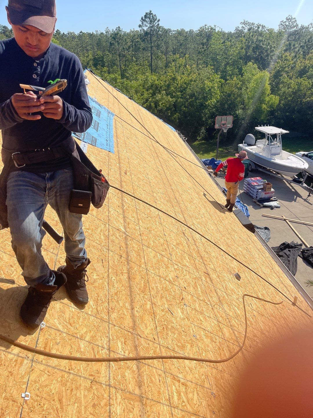 Residential Roofing Installation using Roof Replacement by American Roofing & Construction LLC