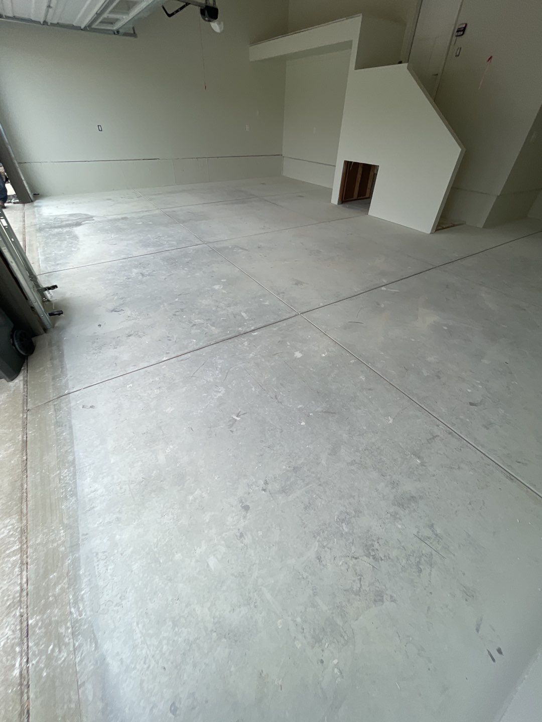 Garage Transformation using Pebble Beach by Croc Coatings, LLC