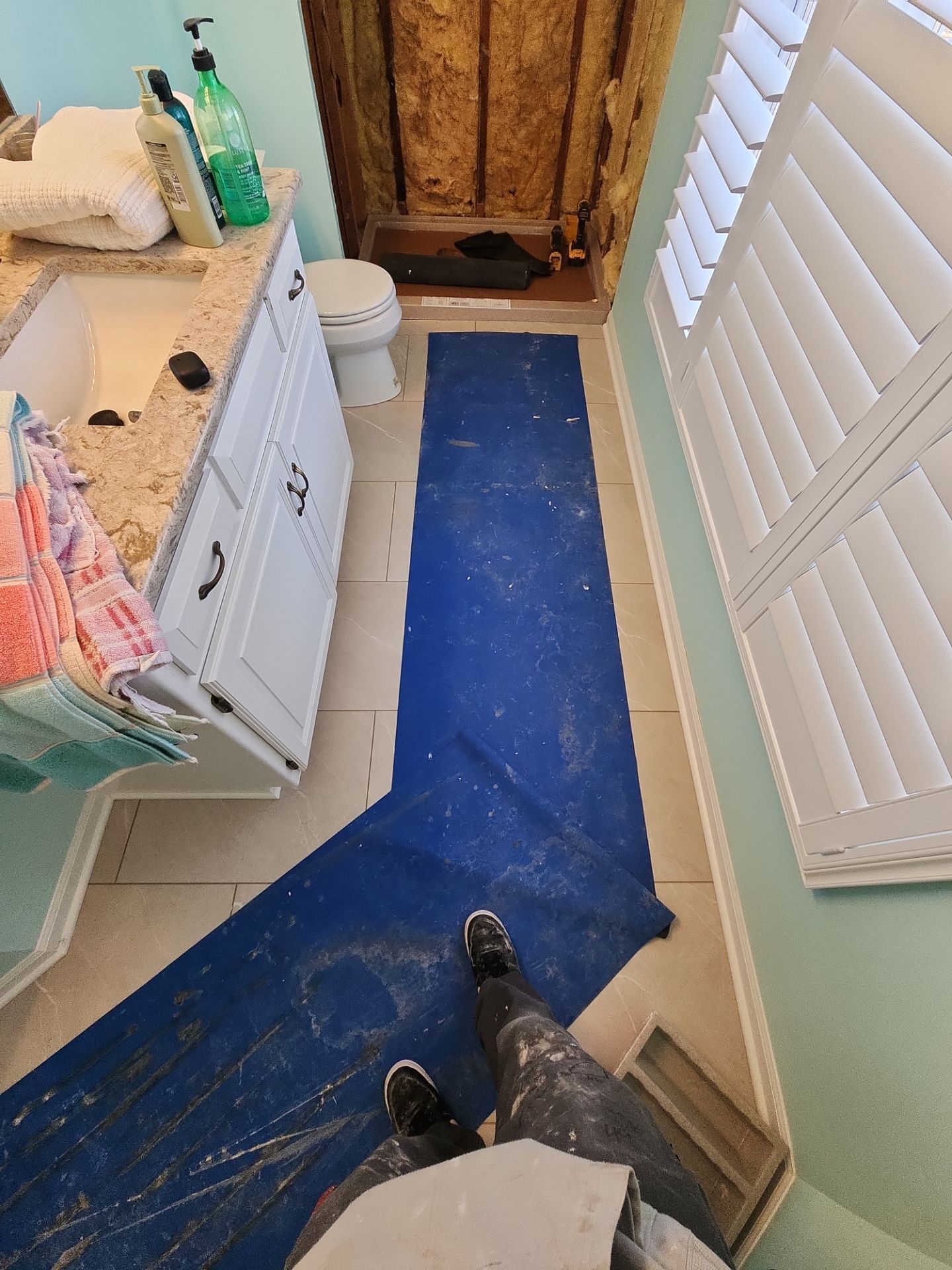 Bathroom Remodel using Onyx by The Shower Company