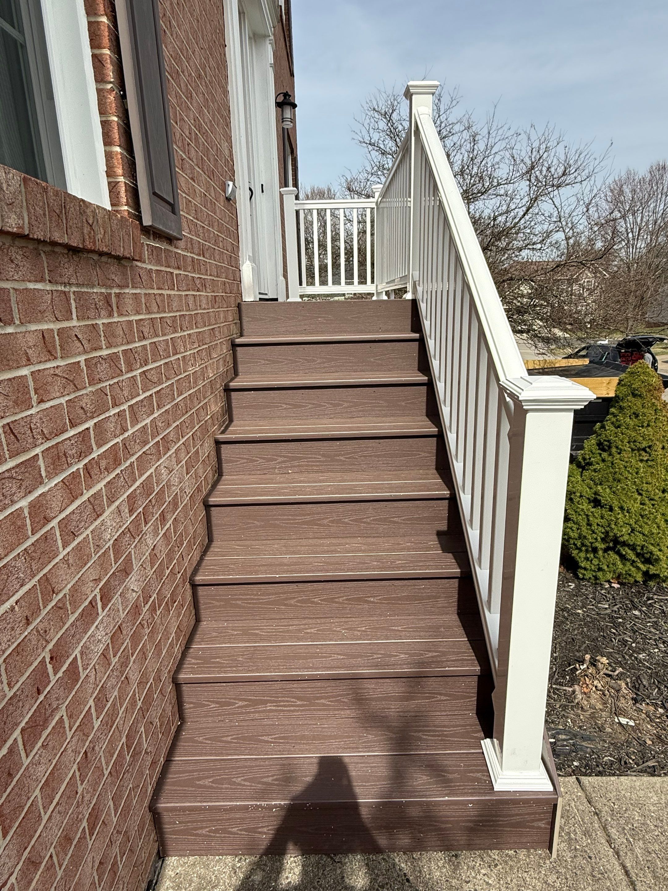 Re deck and stairs  by Cousins Roofing Siding & Decks