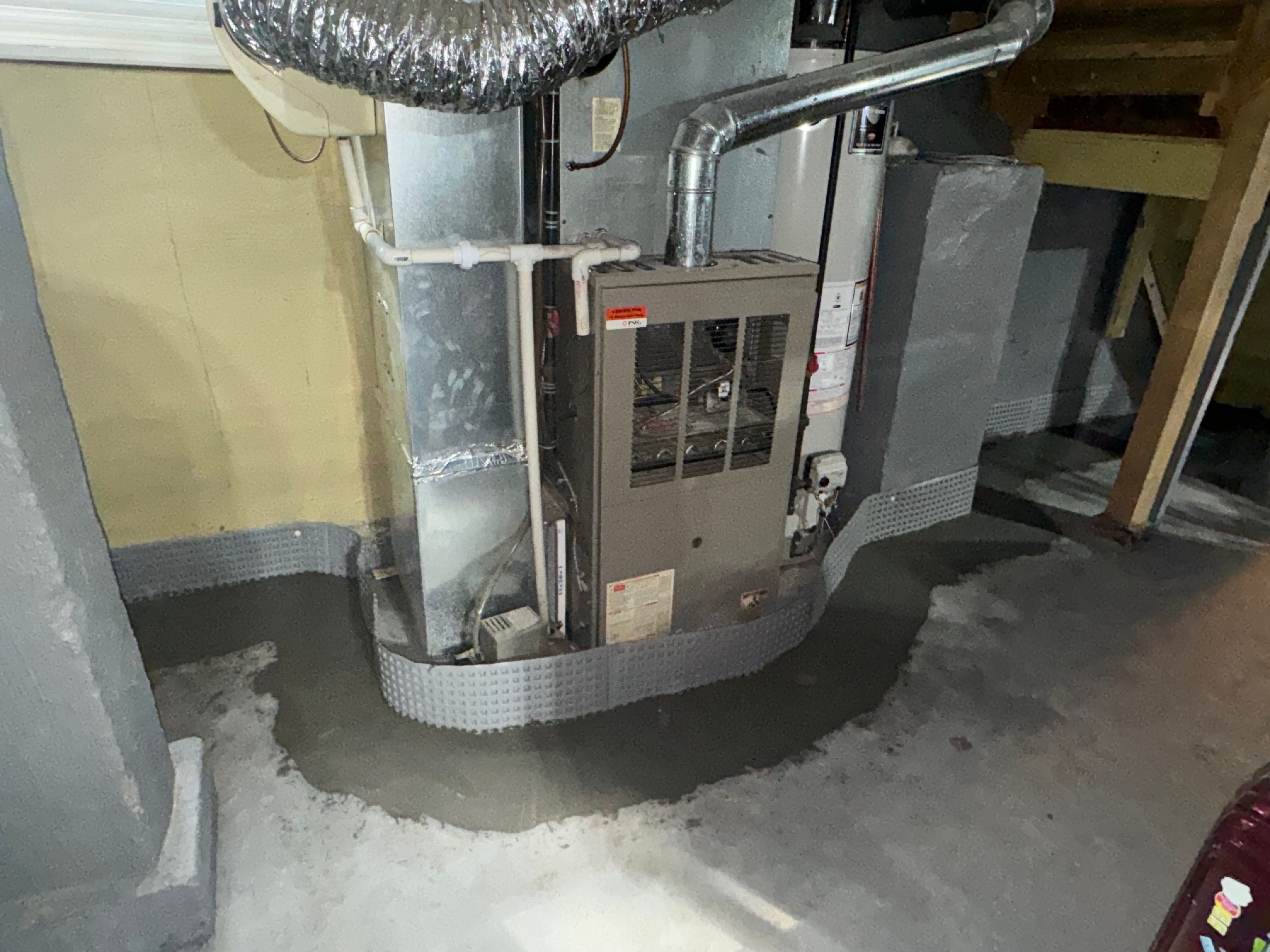 Interior French Drain River Edge NJ by Pure Service Pro, LLC 