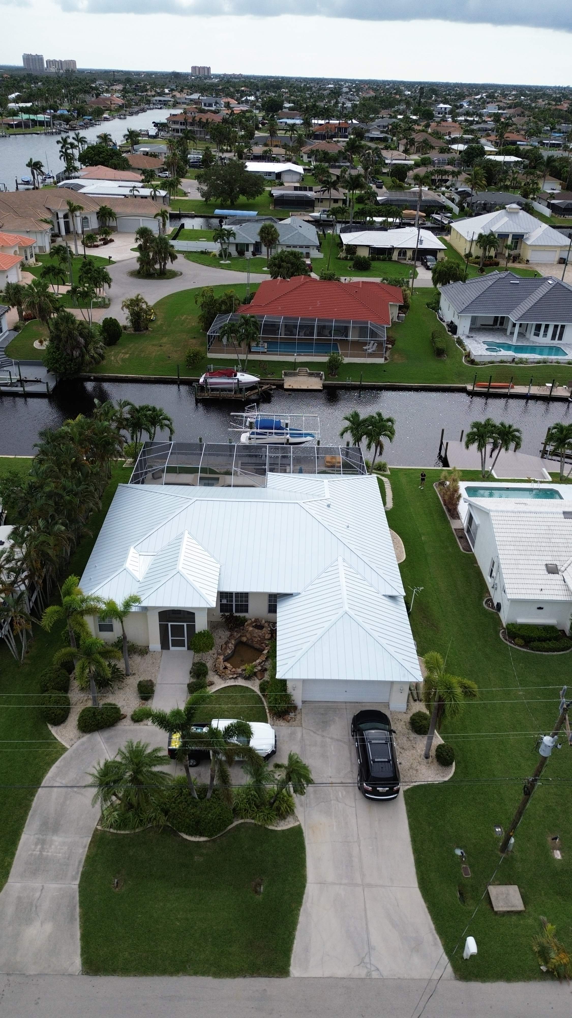 Residential Roofing Installation using Standing Seam Metal by Protek Roofing Heating Air & Solar