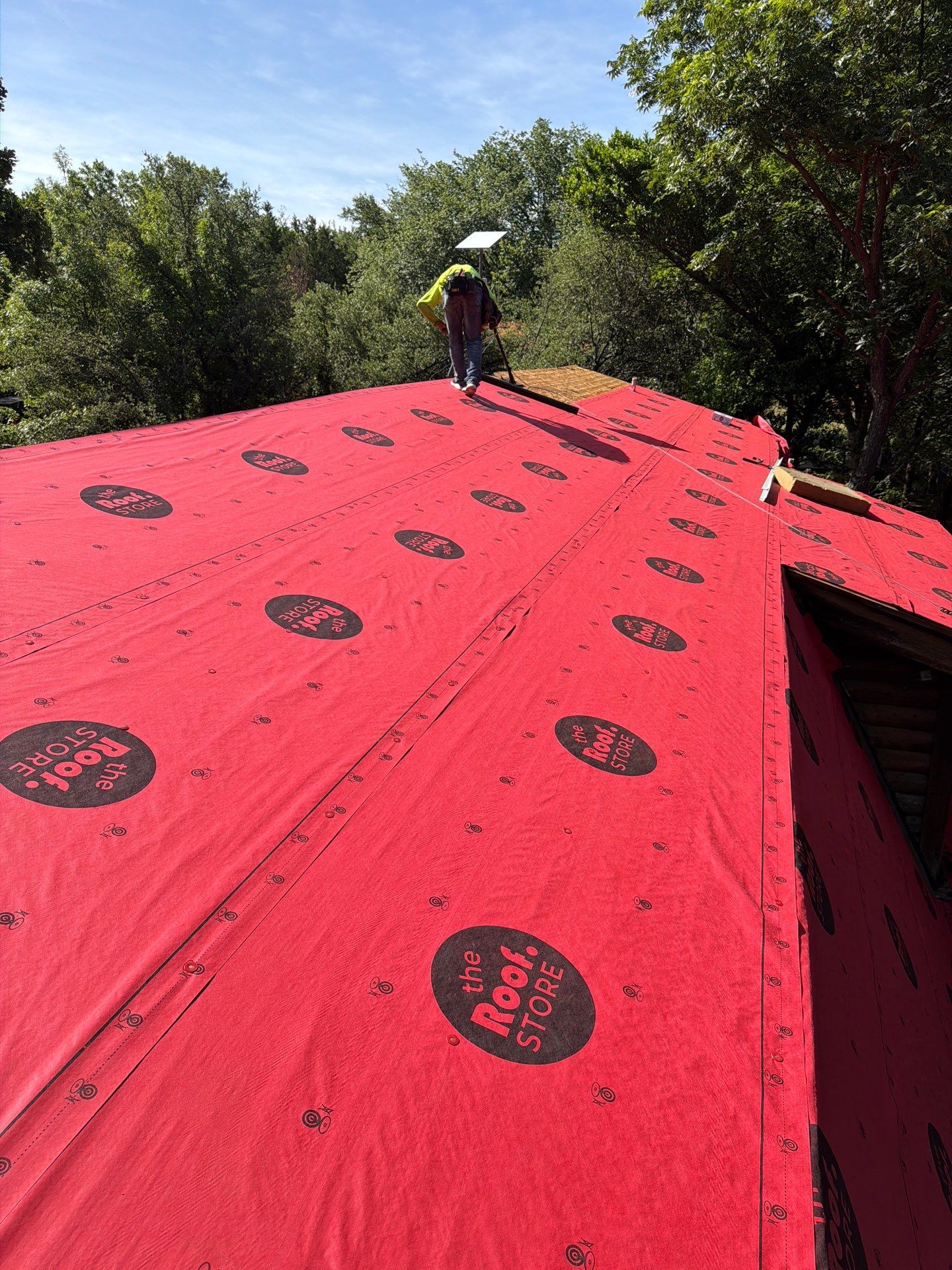Fort Worth Log Home Roof Replacement and Gutter System Service by Performance 1 Roofing