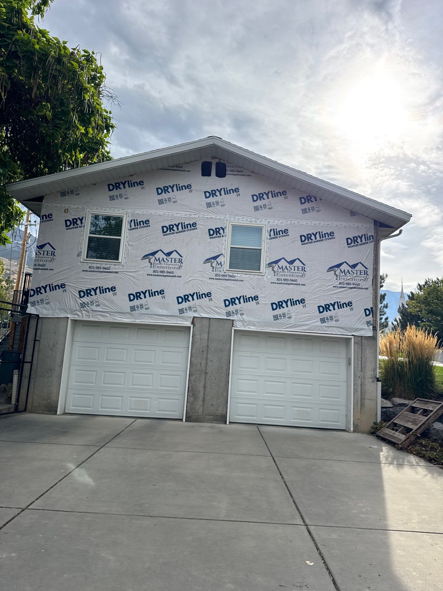 Project in Lindon, Ut by Master Rain Gutters.