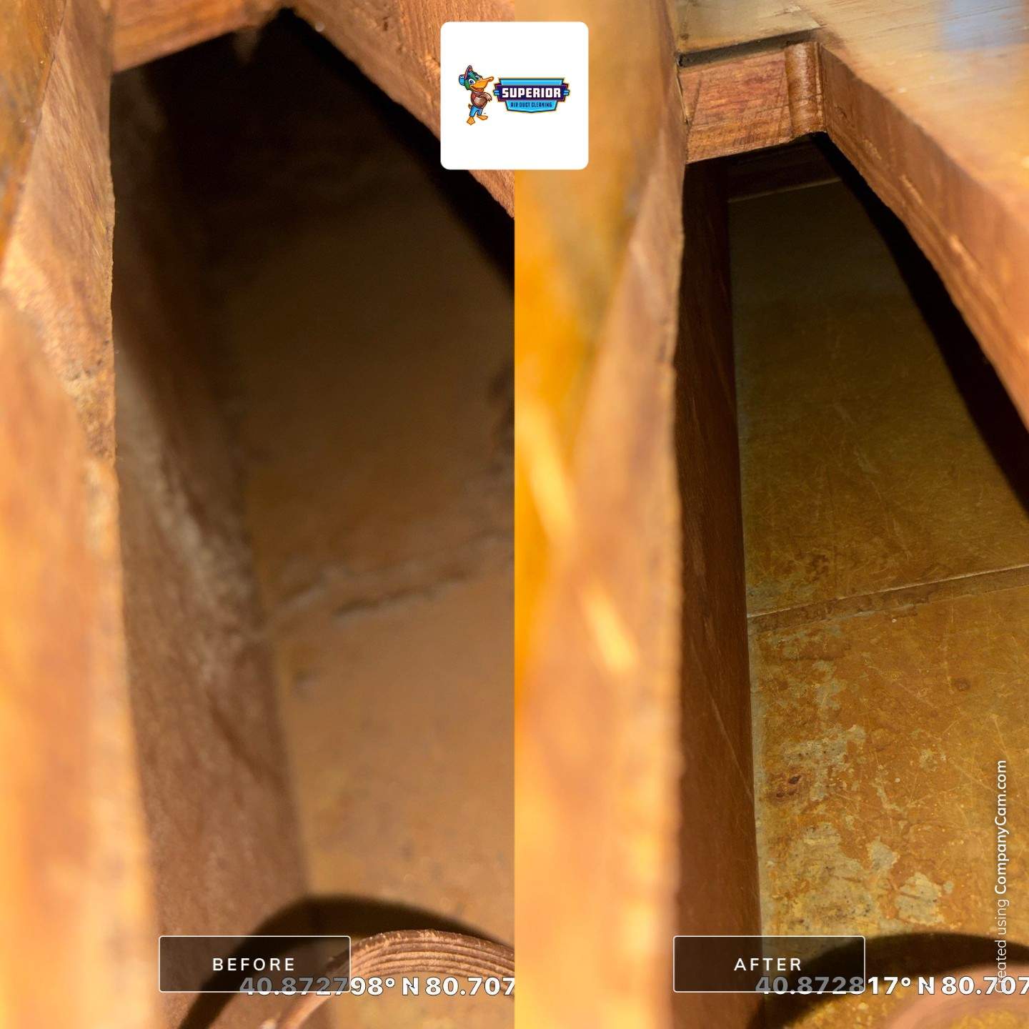 Air Duct Cleaning With a Vacuum Truck in Columbiana, OH by Superior Air Duct Cleaning