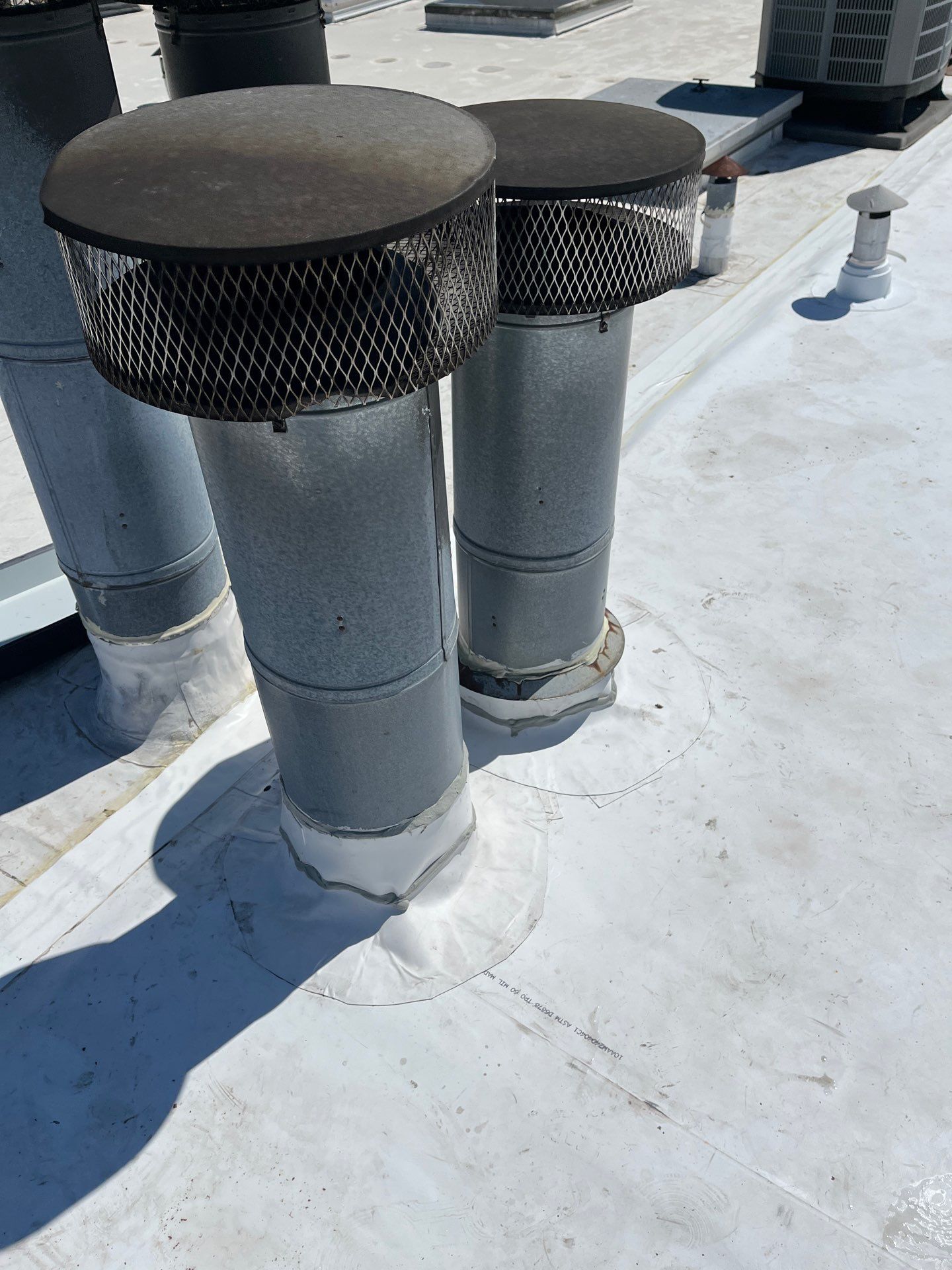 Alexandria: Carlisle Syntec TPO Flat Roof Installation by RM Banning, Inc.