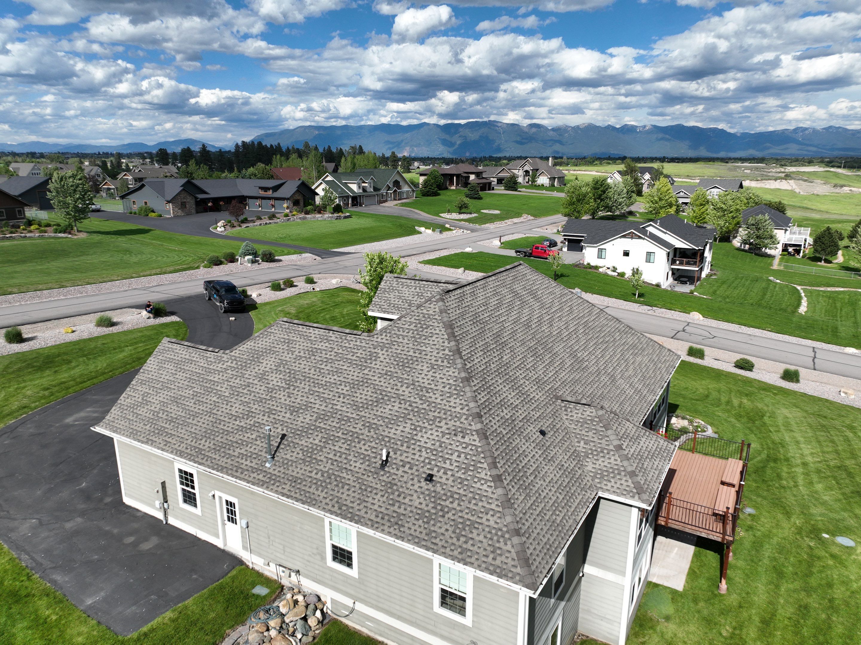 GAF Timberline HDZ - Weathered Wood by Montana Roofing Solutions