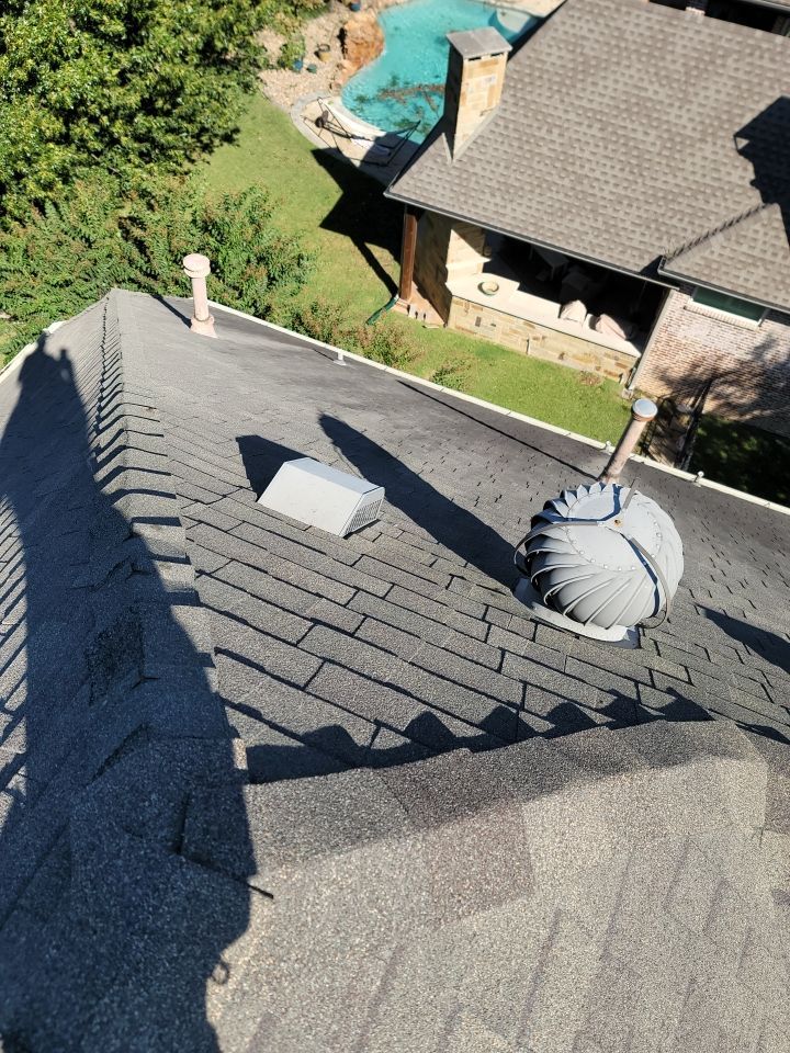 Insurance Claim Roof and Gutters using Owens Corning - Duration- Estate Gray -New Gutters - Exterior paint by Tex-Line Roofing