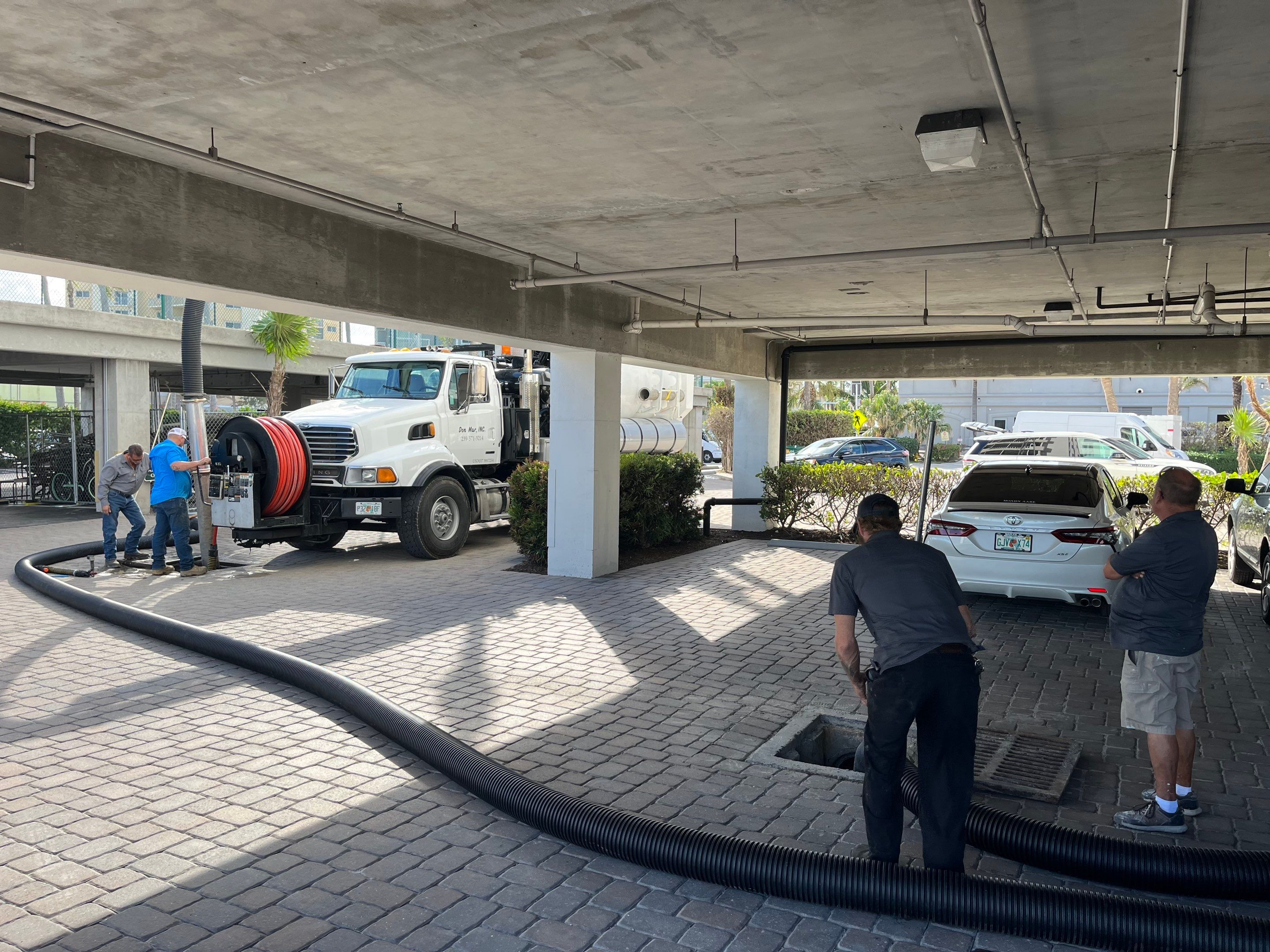 Condo Storm Water System Cleaning and Maintenance After Hurricane Ian by APS Power & Water