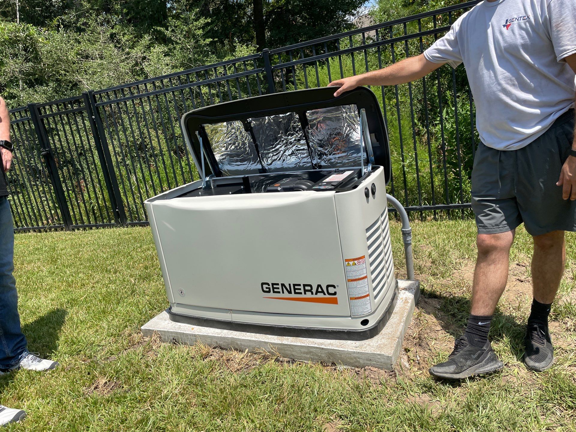 Generac Guardian Standby Generator Installation in Spring, Texas by GenTex Elite Services