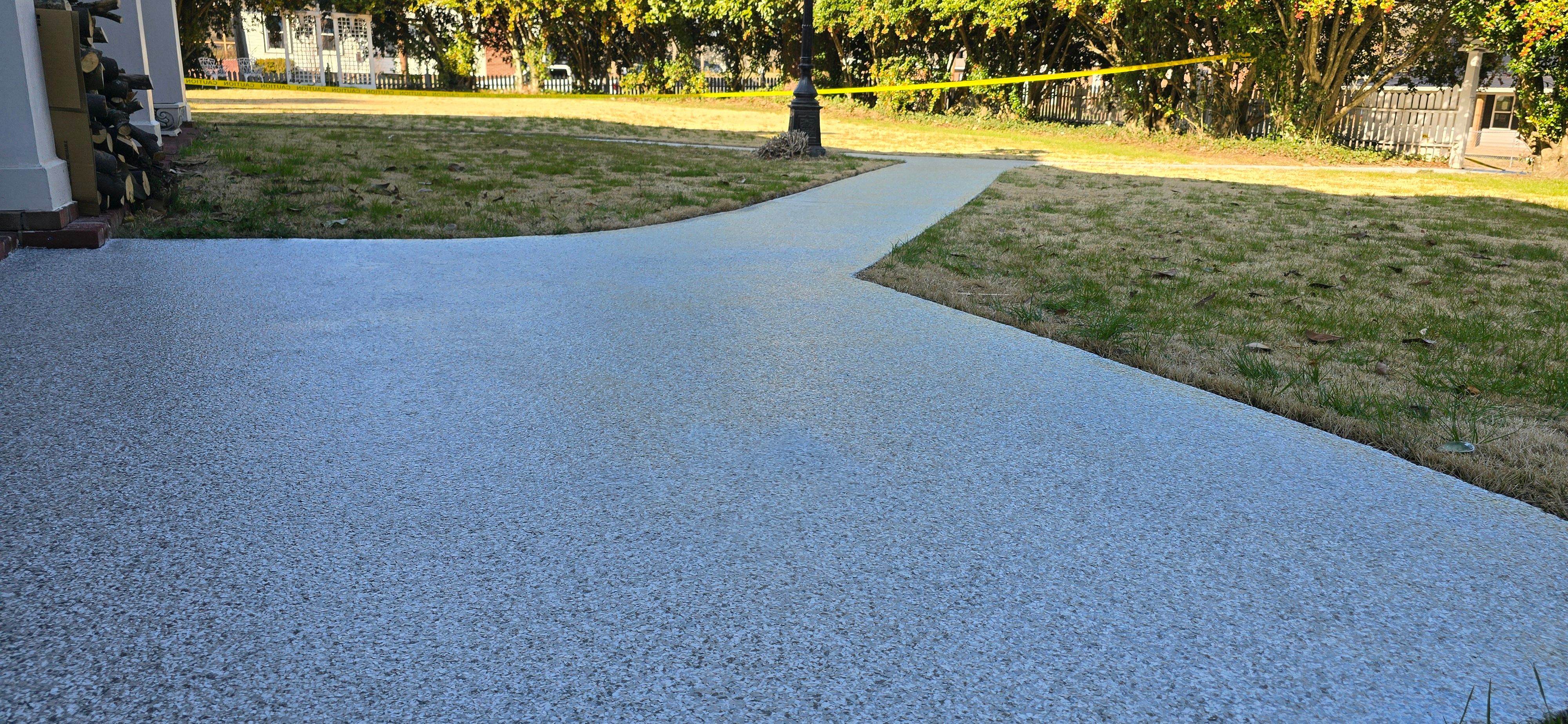 Sidewalk using Silver Bells by Elite Floor Solutions