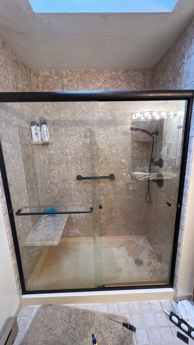 Tub to Walk-In Shower Installation in Montague, MA by Yankee Home Improvement