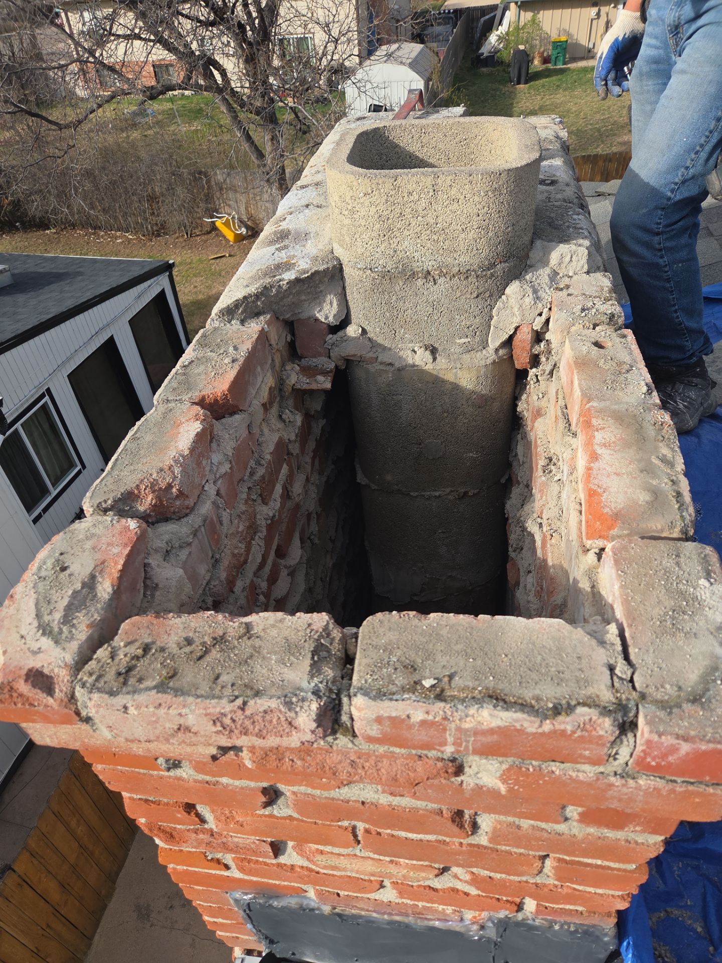 New Metal Chimney Cap by RTP Roofing Company