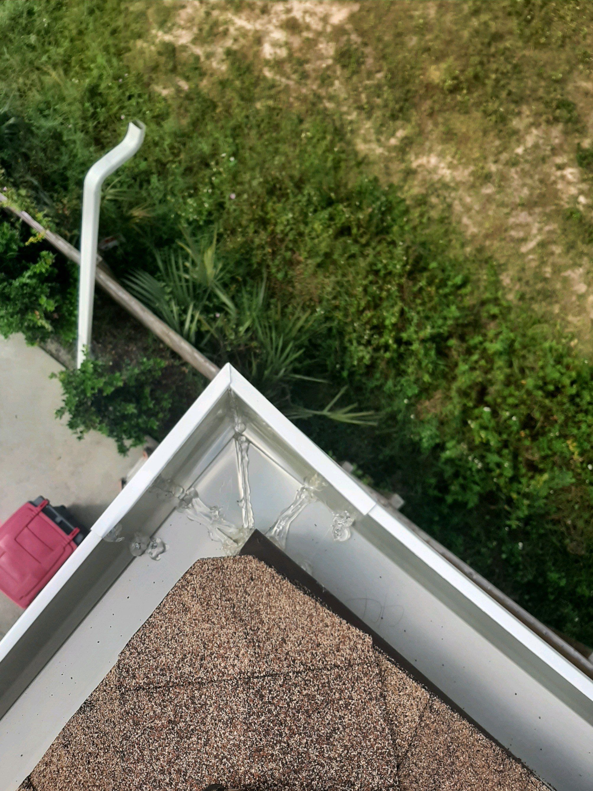 Seamless Gutter Installation using White K-Style Gutters by Gutter Professors
