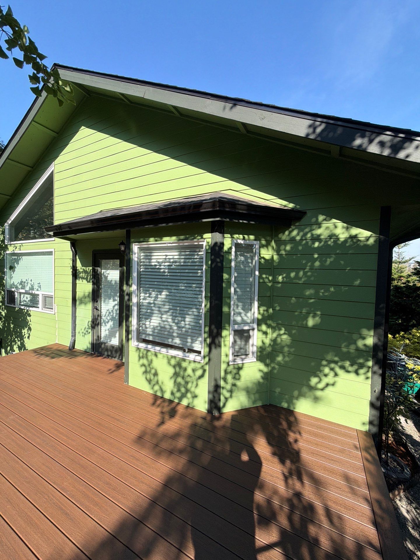 Composite Deck Replacement and Structural Footing Installation in Normandy Park by Emerald City Energy 