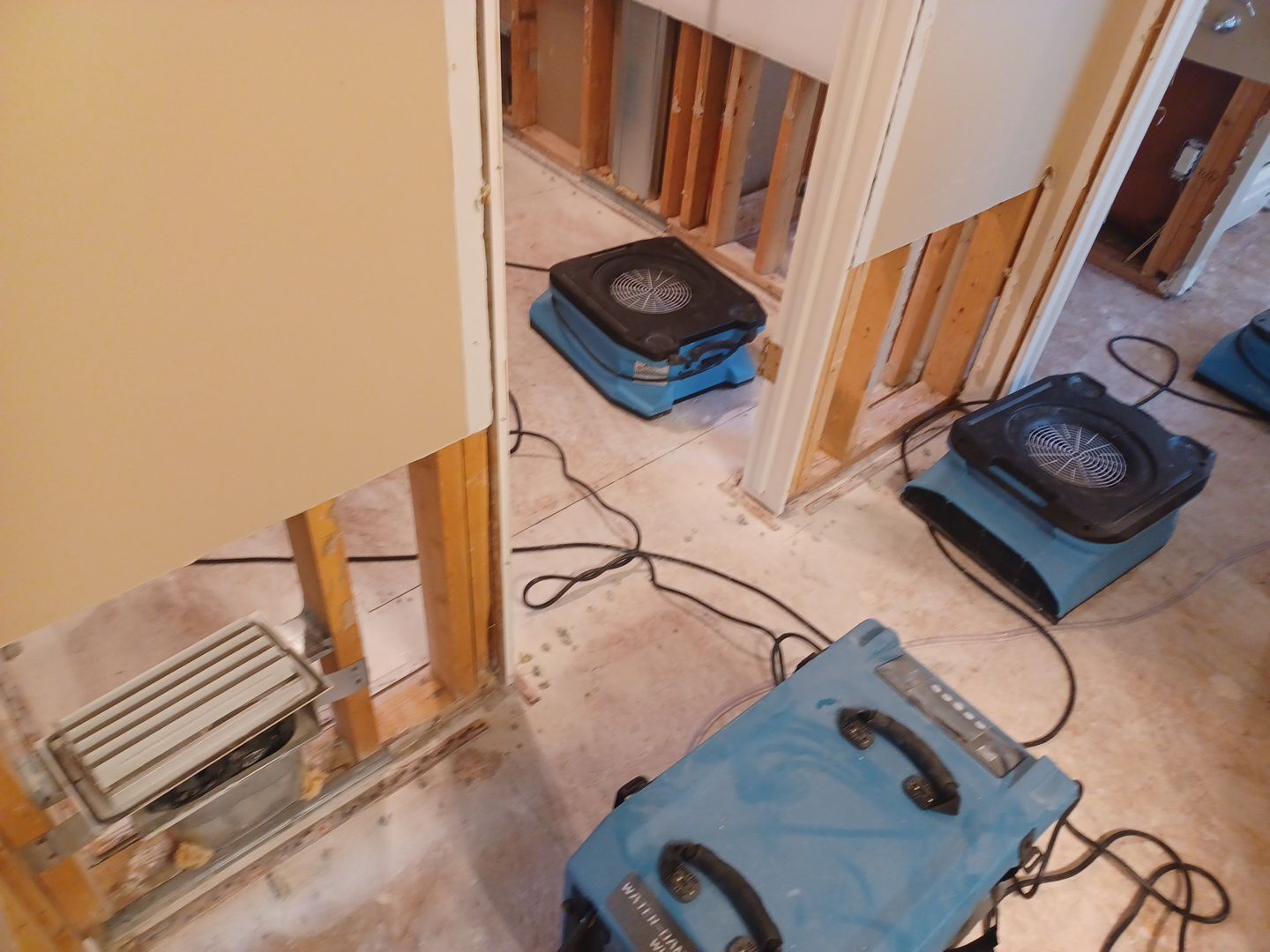 Project in Village of Clarkston by EzDry Water Mitigation & Property Restoration