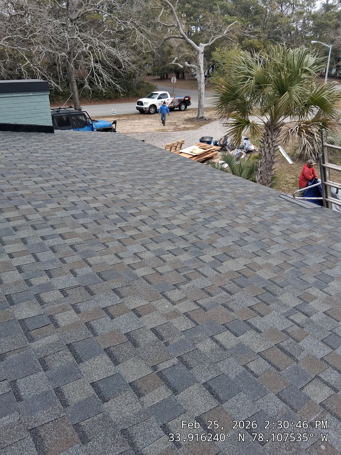 CT Landmark Pro AR MD Driftwood Roof Replacement – Oak Island, NC by RGR Construction and Roofing, LLC