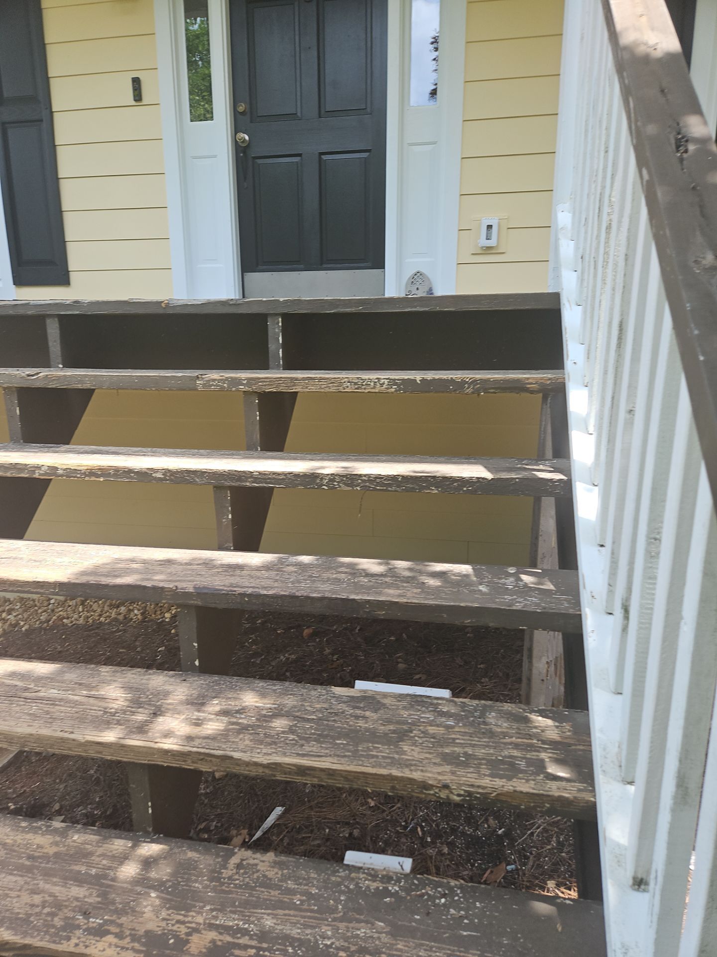 Wood Front Deck Resurface in Marietta, GA by Nelson Exteriors 