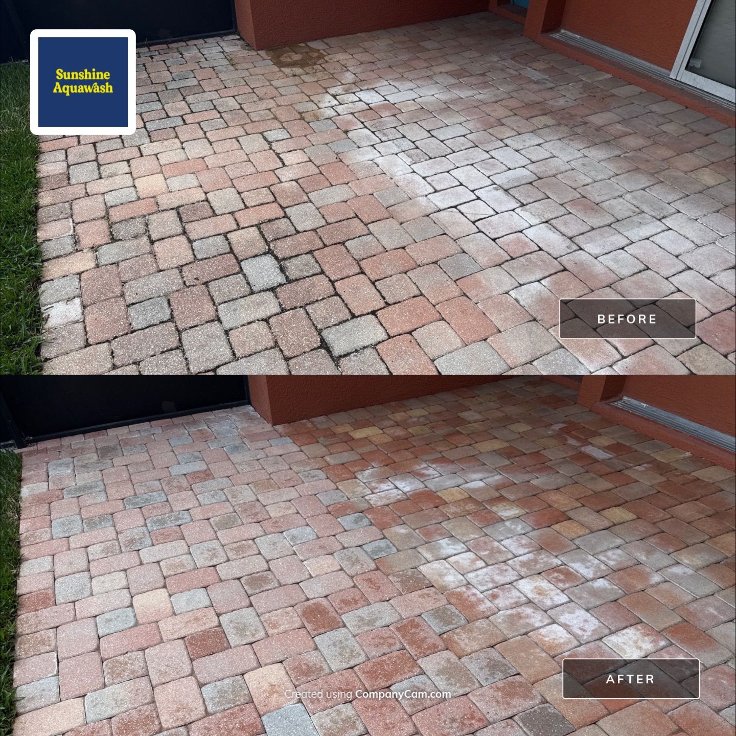 Vinyl Fence & Paver Patio Cleaning β Creekside Oaks, Parrish, FL by Sunshine AquaWash