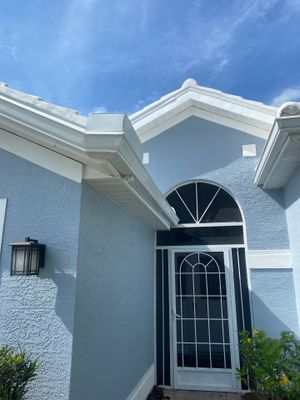 Smooth Box Seamless Gutters Installed by Gutter Professor in Sarasota FL
