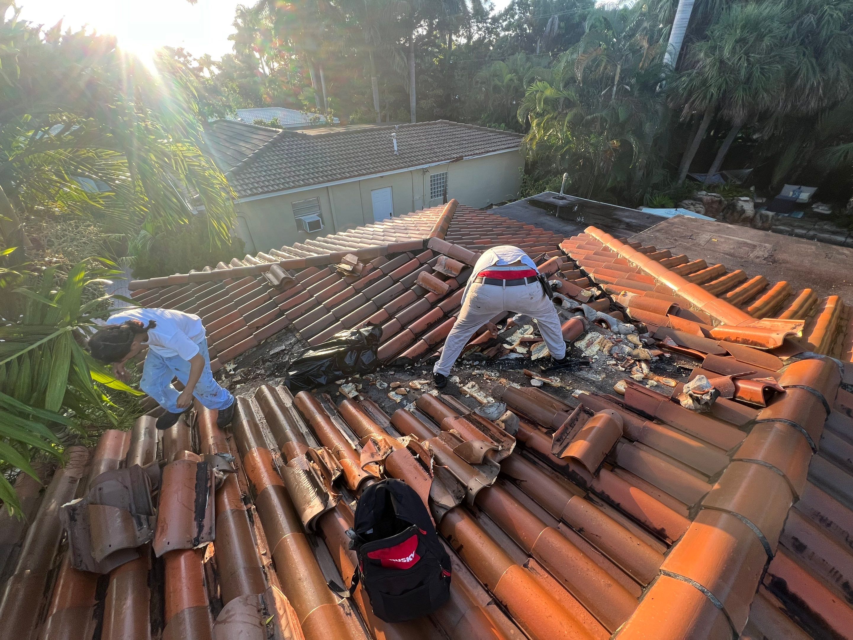 Jefferson St., Hollywood, FL by G&J Roofing 