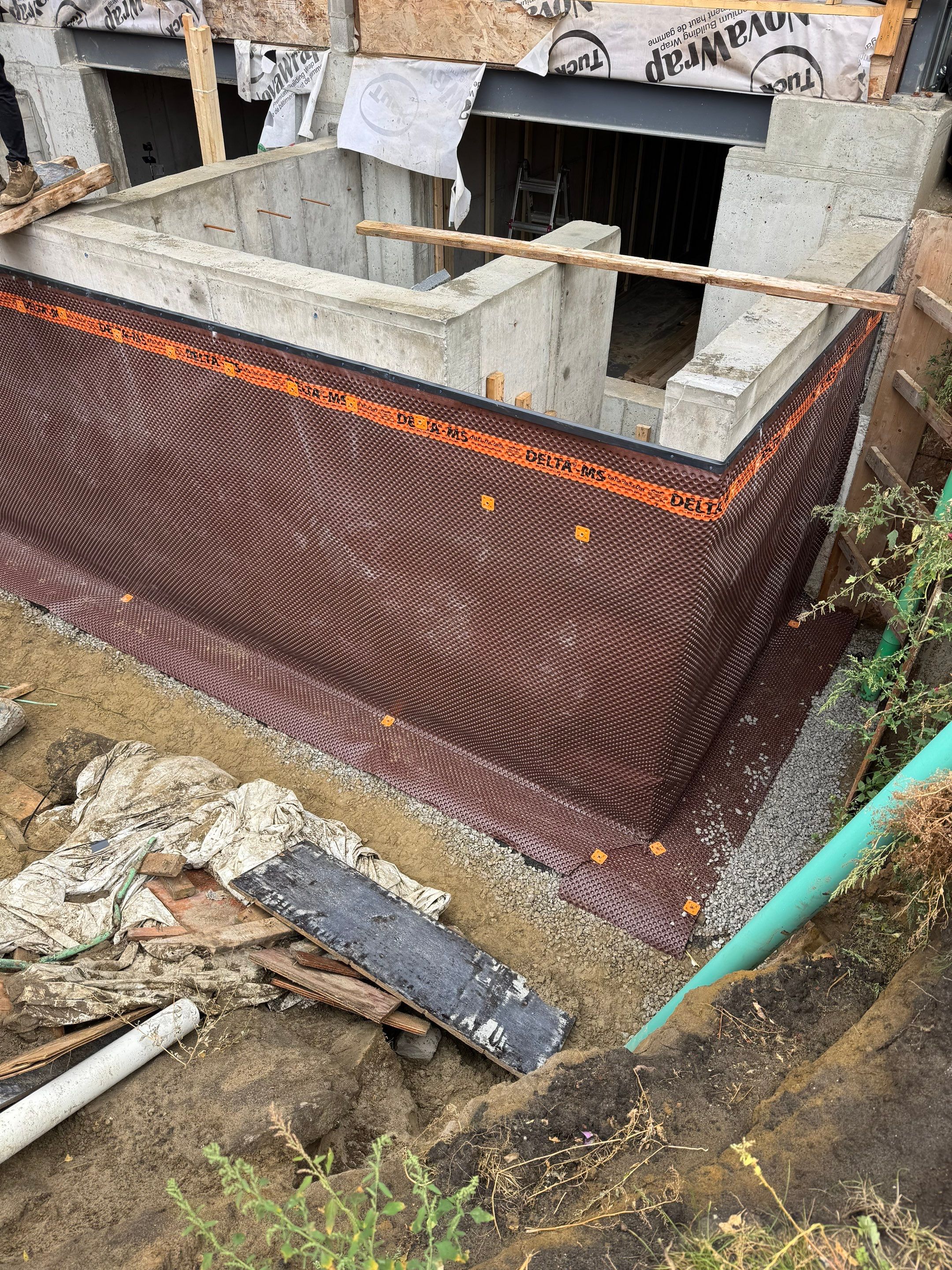 Exterior waterproofing Project in Toronto, ON by Canada Waterproofers Inc