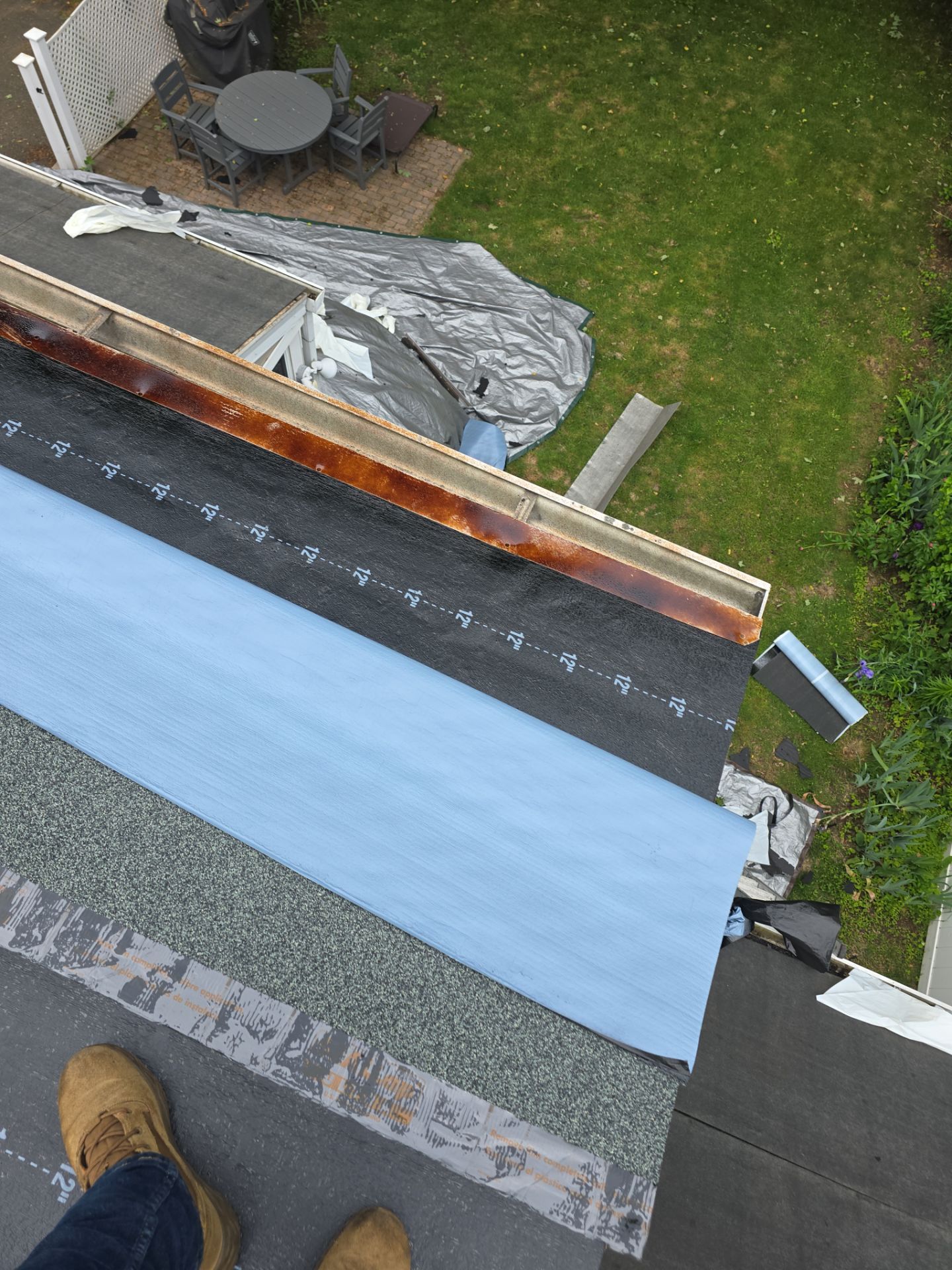 Residential Roofing Replacement Featuring Owens Corning Estate Gray Shingles in Milford by A Plus Exterior