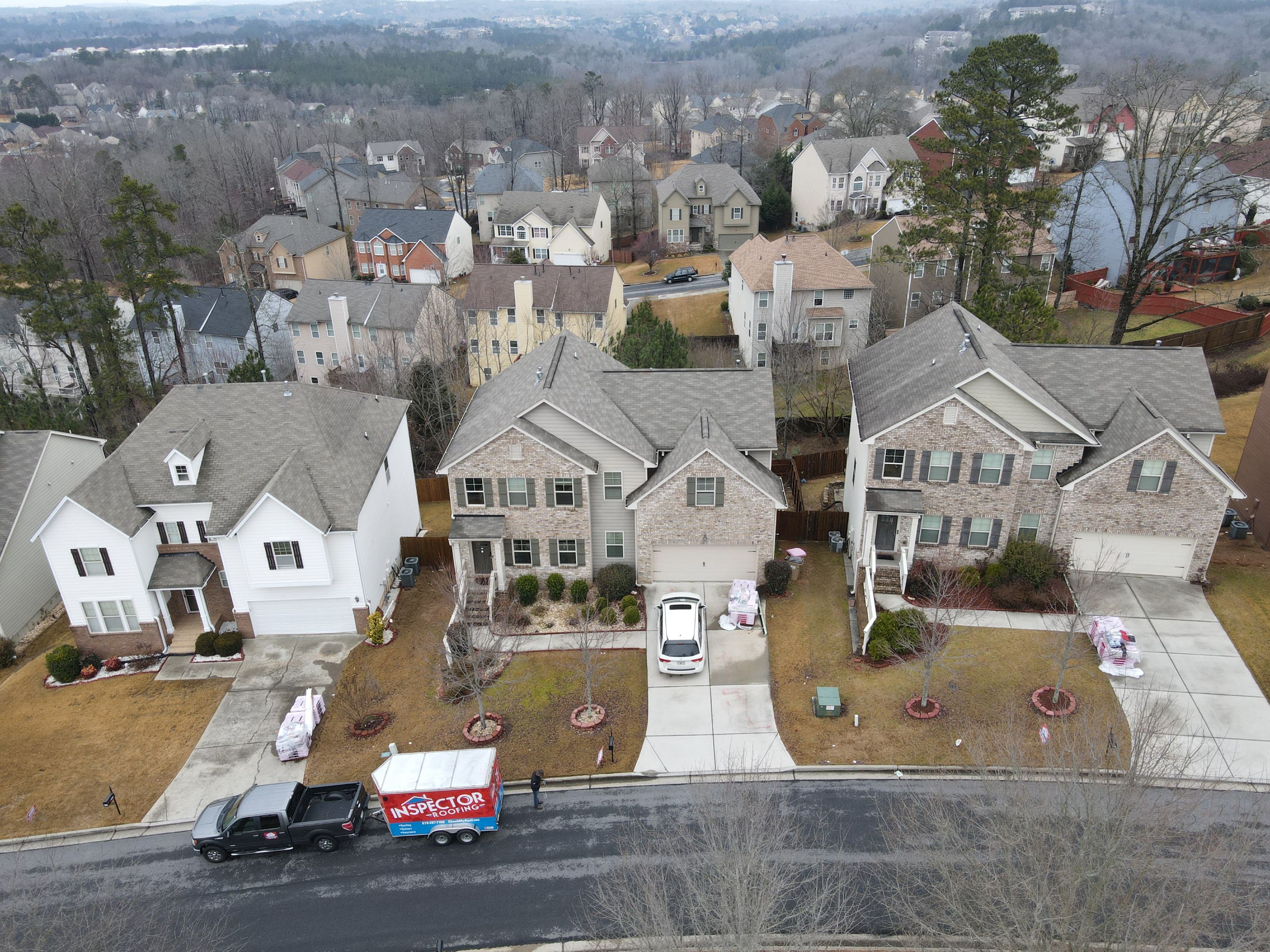 Residential Roofing Installation using Owens Corning by Inspector Roofing and Restoration