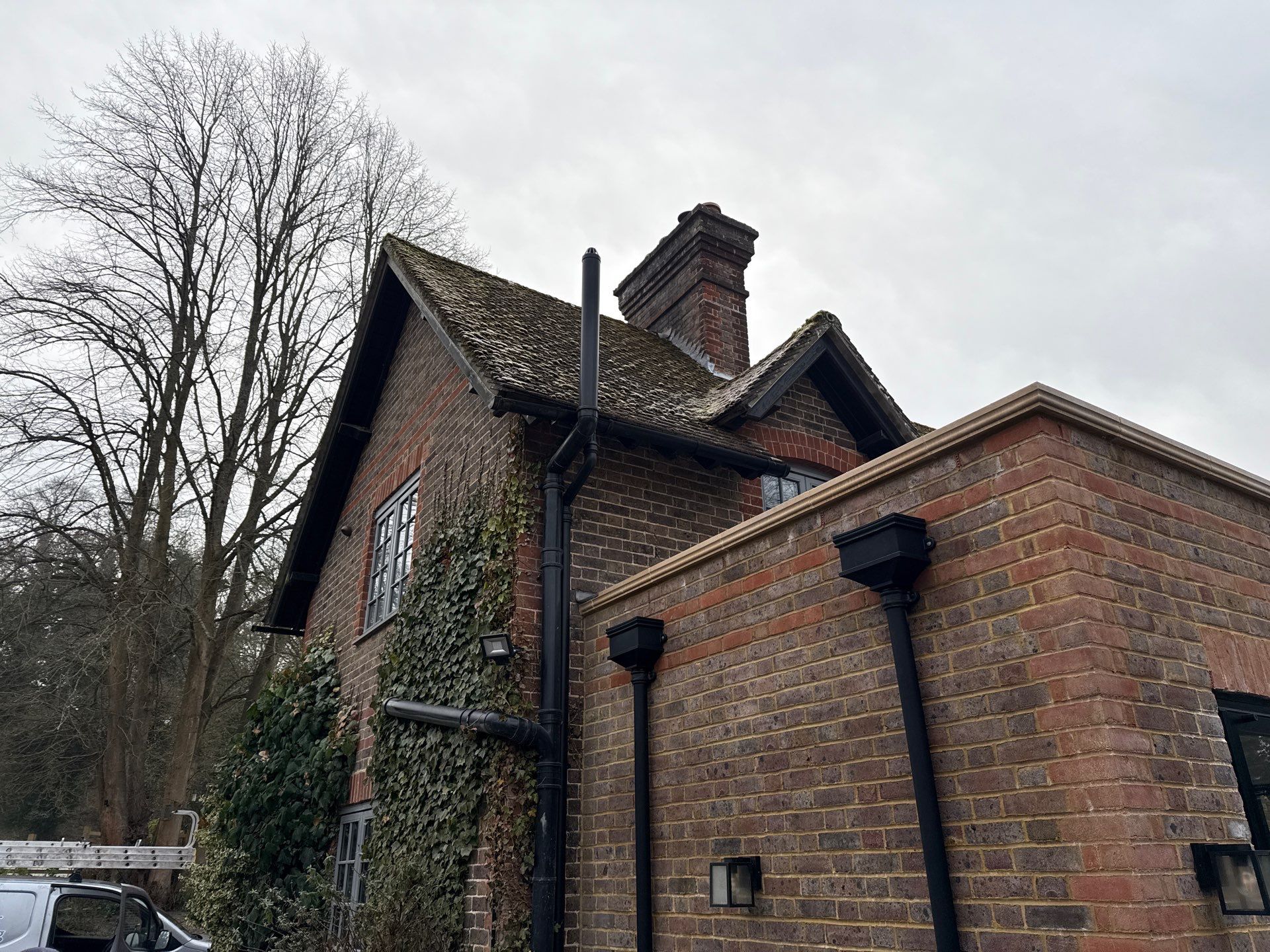 Roof Clean  - Moss Removal - Gutter Clean using Honda 15lpm Low Pressure Washing Machine by Ges Exterior Cleaning ltd