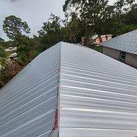 24ga 5V Crimp Mill Finish  by Total Roofing System The Metal Roof Experts