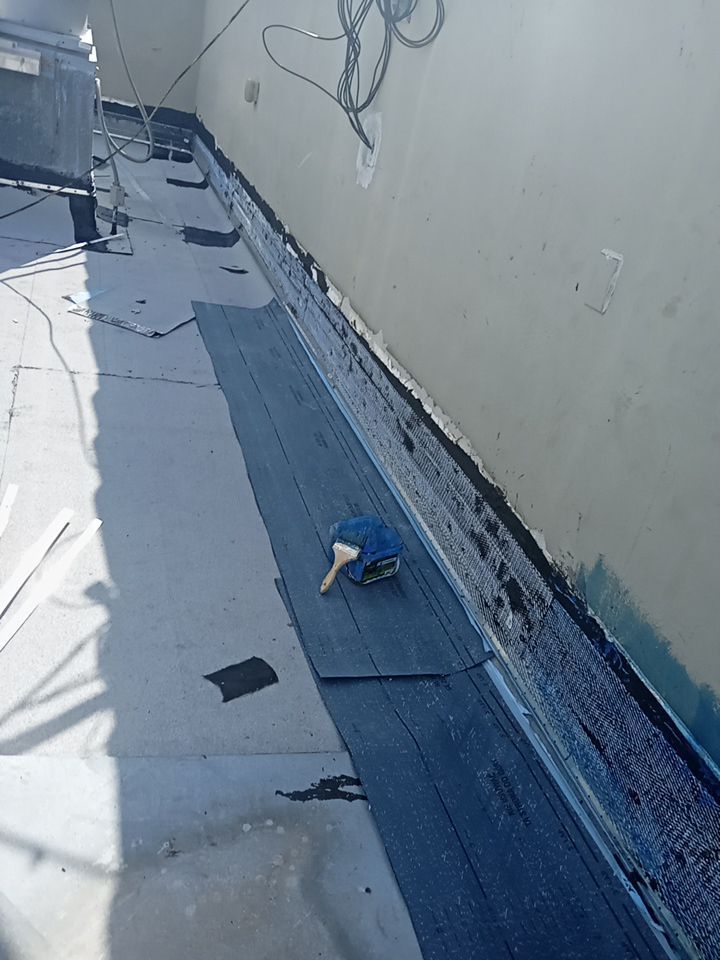 Flat Roof Replacement using Certainteed Flintlastic SA Roofing System by Aastro Roofing