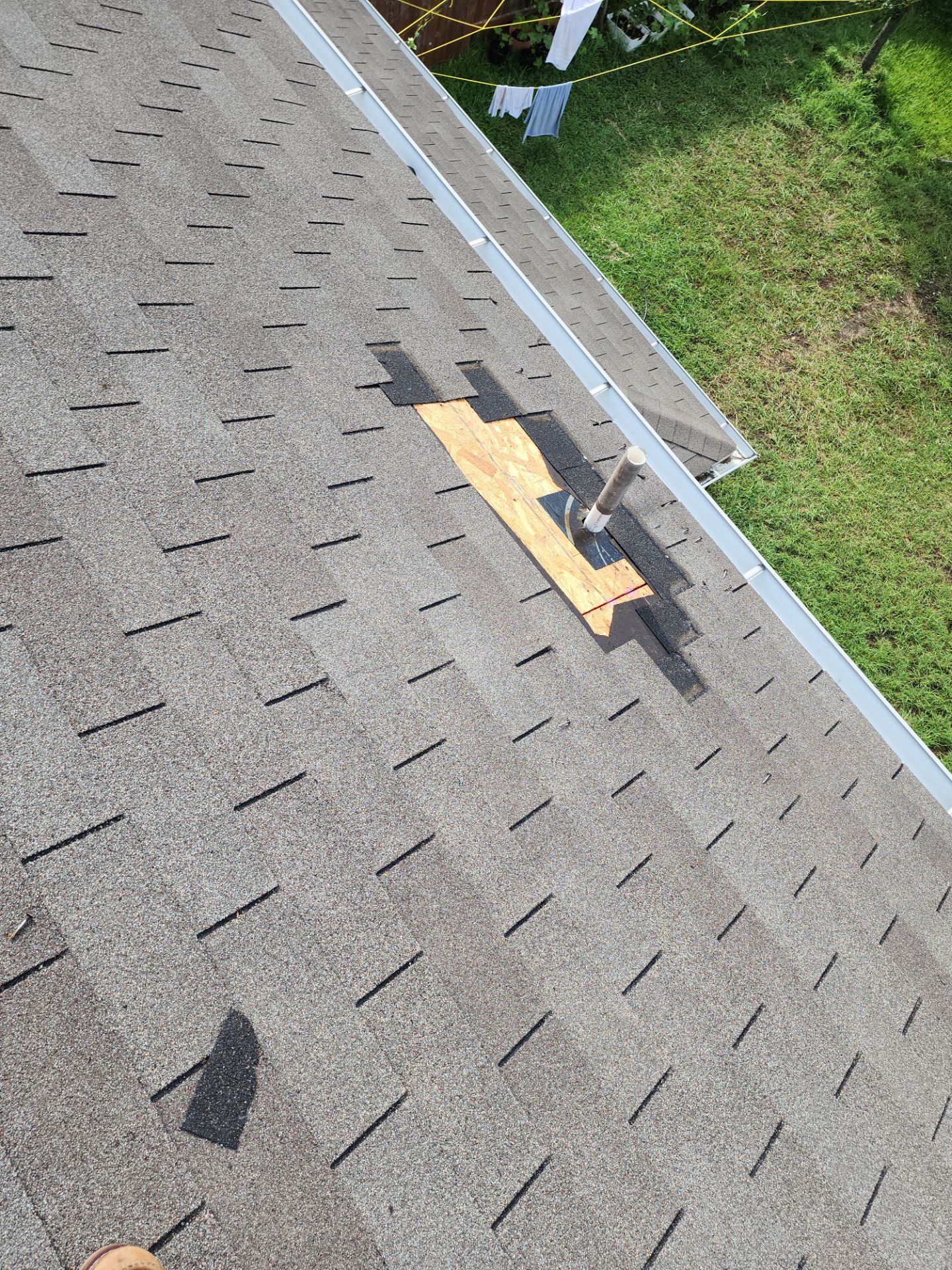 Hail Damage using Owen's Corning Duration (Lifetime) Shingles by Roof Repair Company