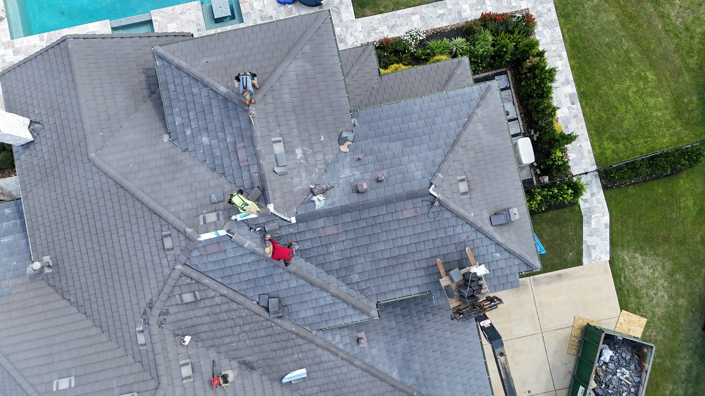 Saxony Tile Repair in Bridgeland! by Core Four Roofing