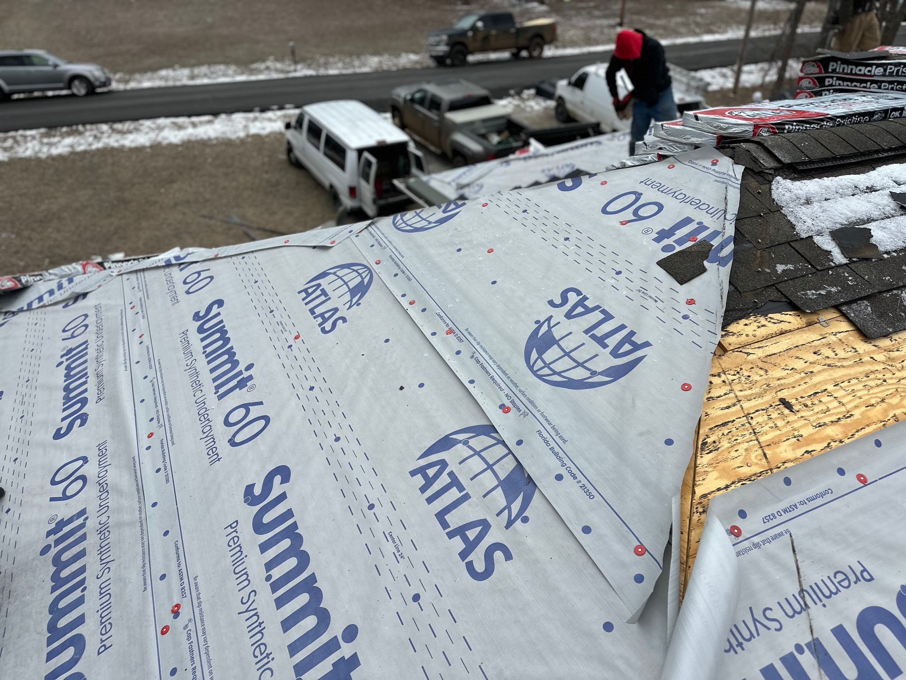Residential Roofing & Gutter Covers Install  by Titan Commercial & Residential Roofing 