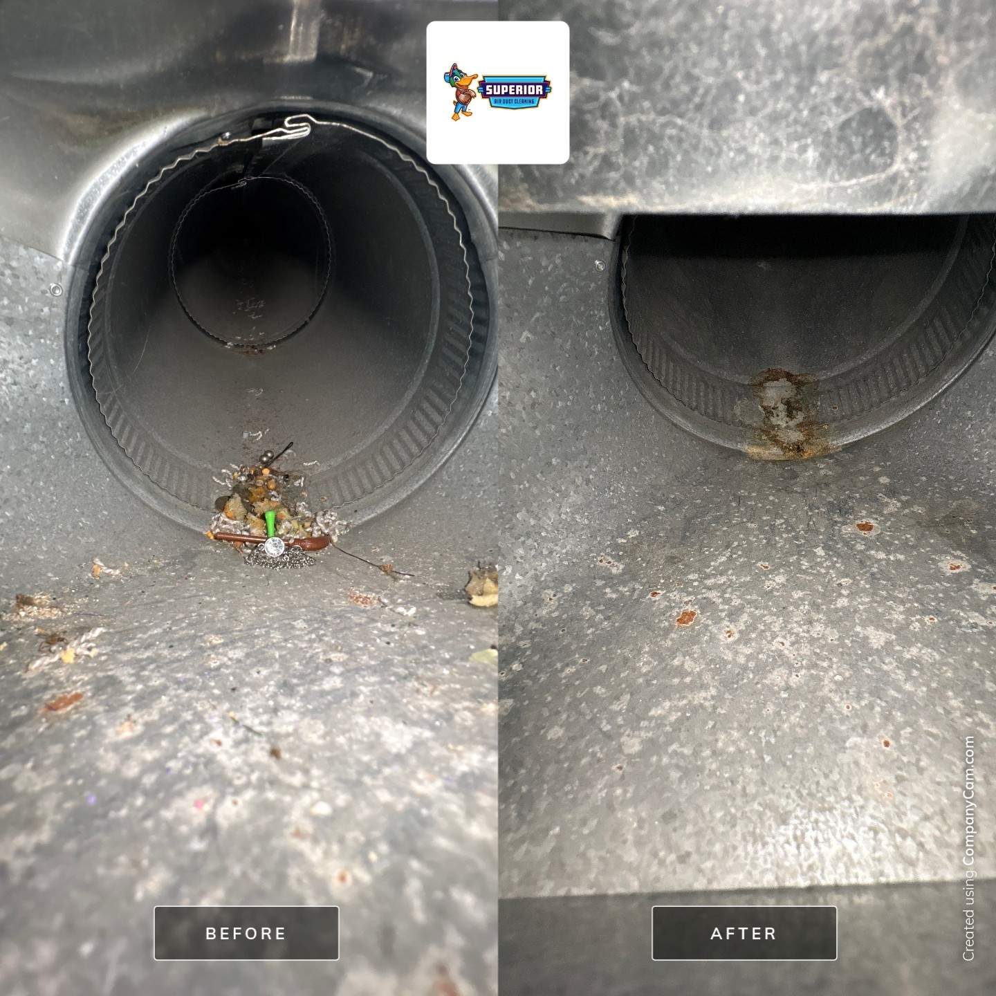 Air Duct Cleaning With a Vacuum Truck in New Castle, PA by Superior Air Duct Cleaning