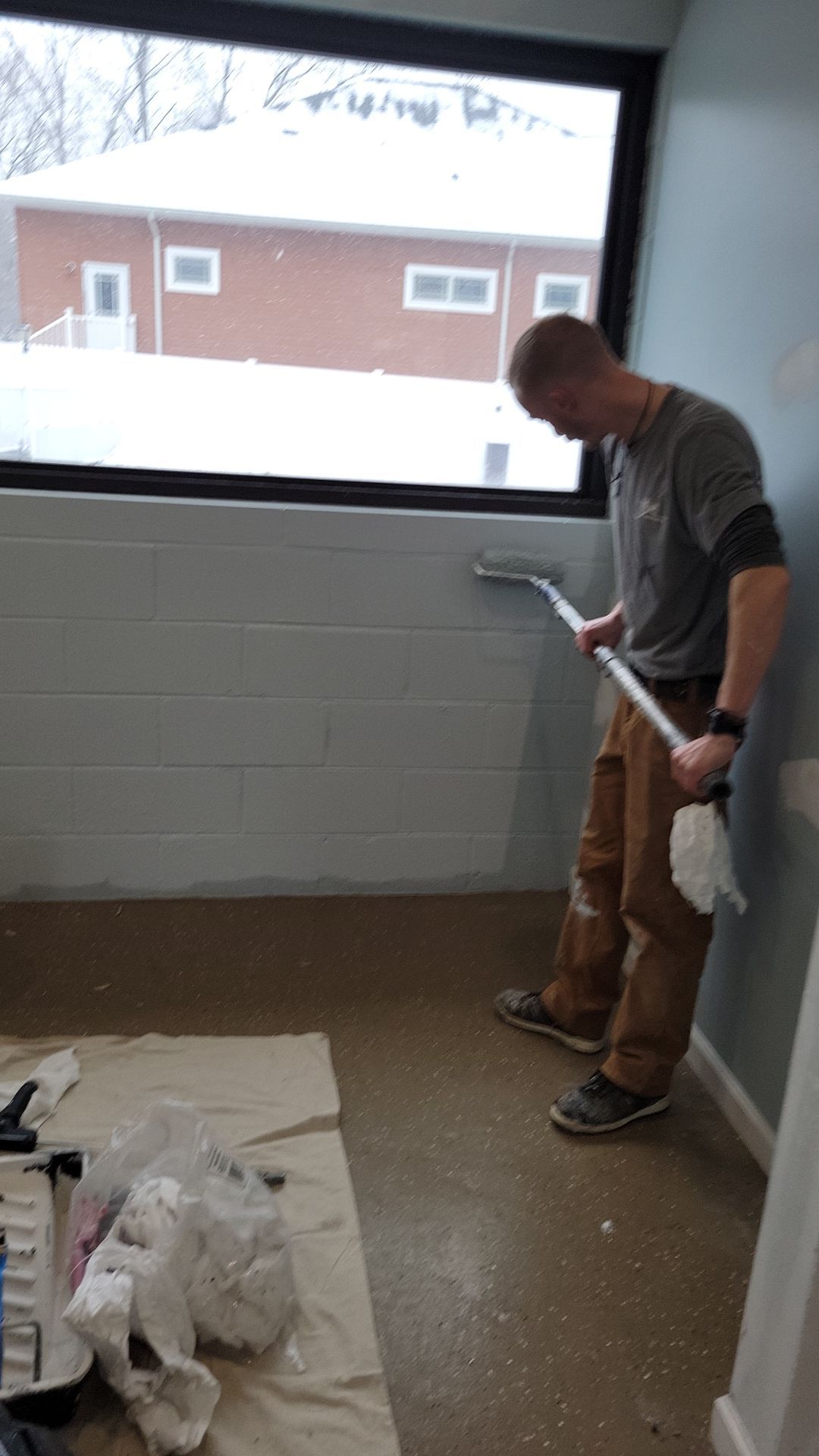 Kennel Floor Coating and Wall Painting using Penntek by Spectrum Painting, LLC