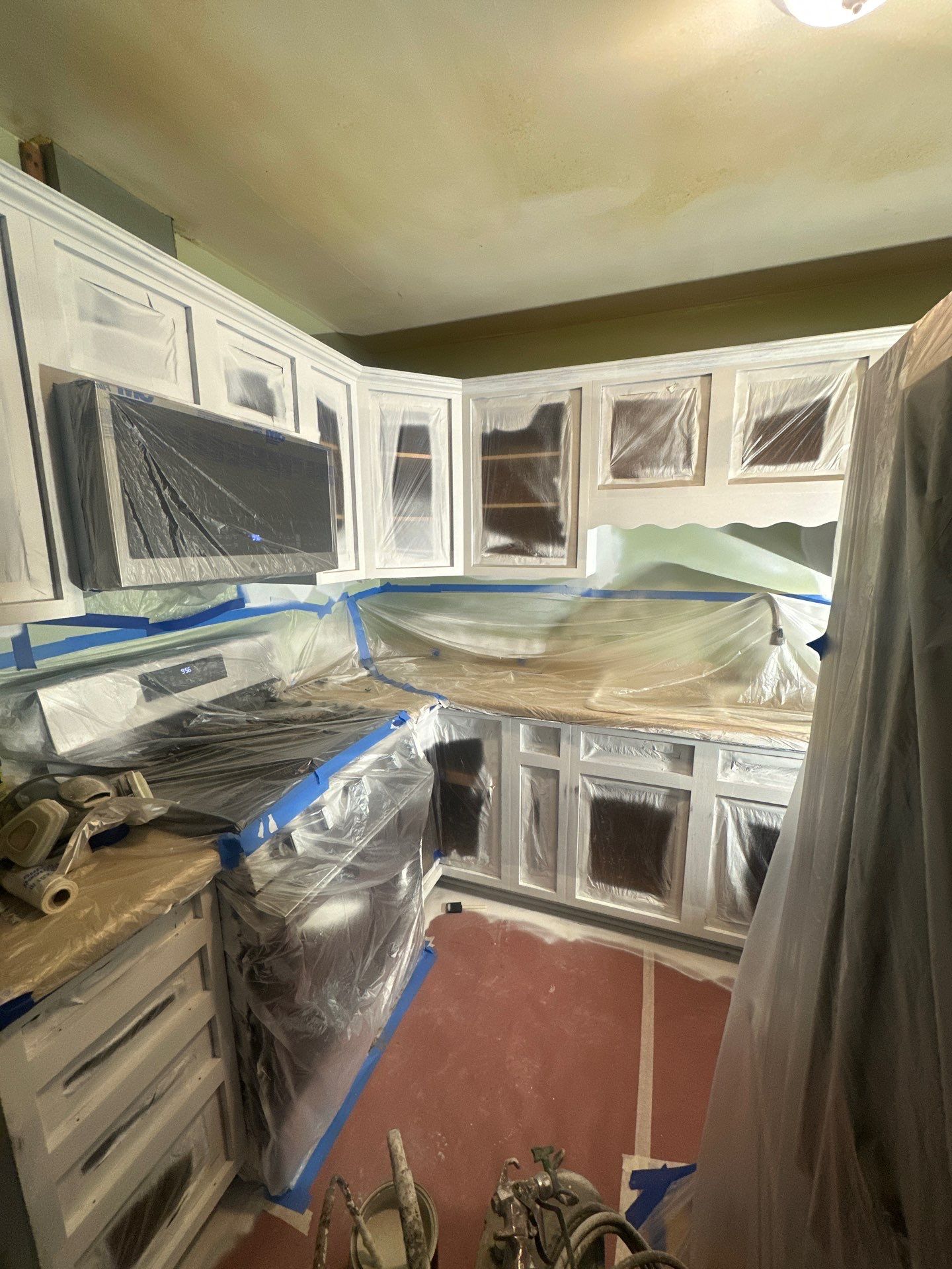 Professional Kitchen Cabinet Refinishing and Color Update in Racine by OCS Contracting Services