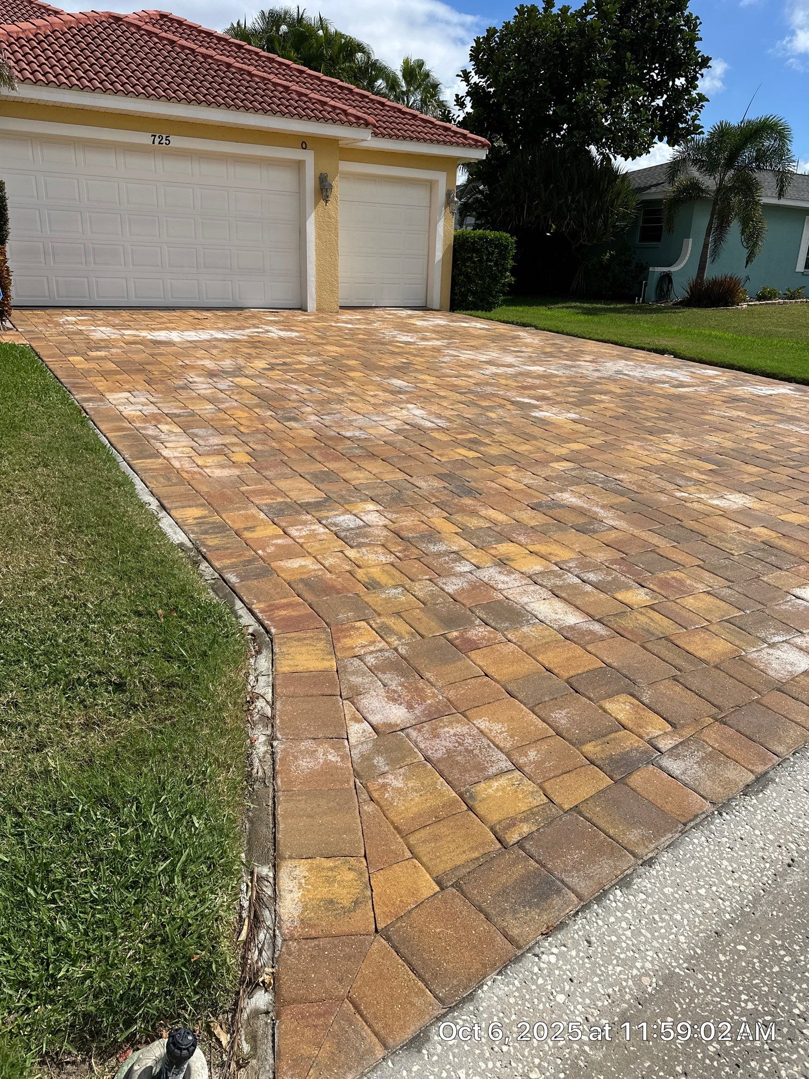 Driveway and Pool Deck Paver Restoration in Apollo Beach by Supreme Paver Experts