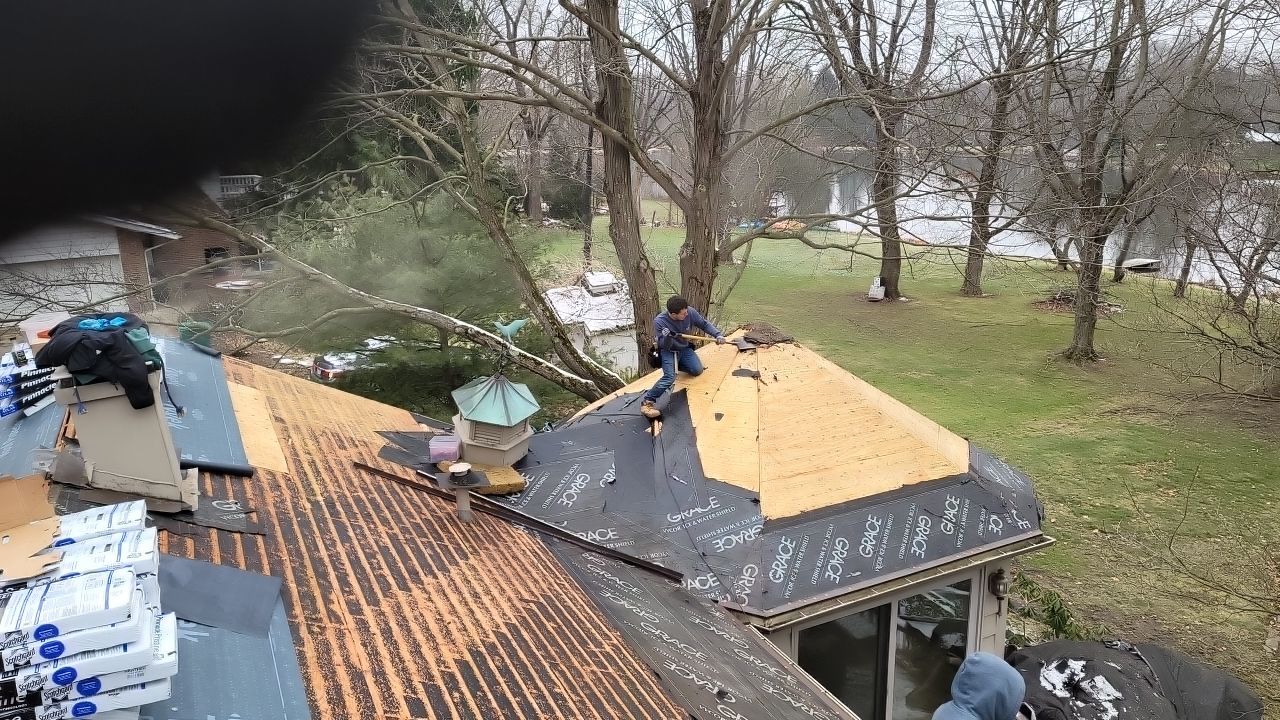 ATLAS PINNACLE HP COLOR: SCOTCHGARD HEATHERBLEND DRIP EDGE: MUSKET BROWN by Eagle Eye Roofing