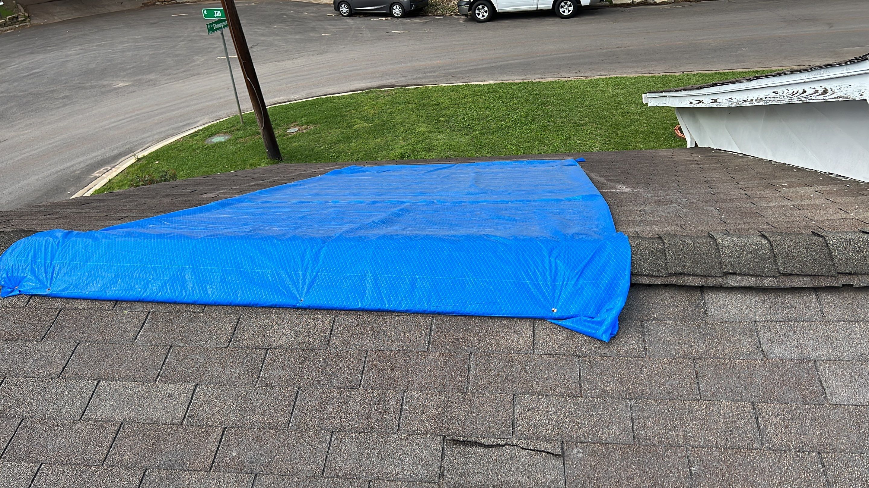 Full Roof Replacement on Brick Ranch — Conroe, TX by PL Roofing & SB Roofing, LLC.