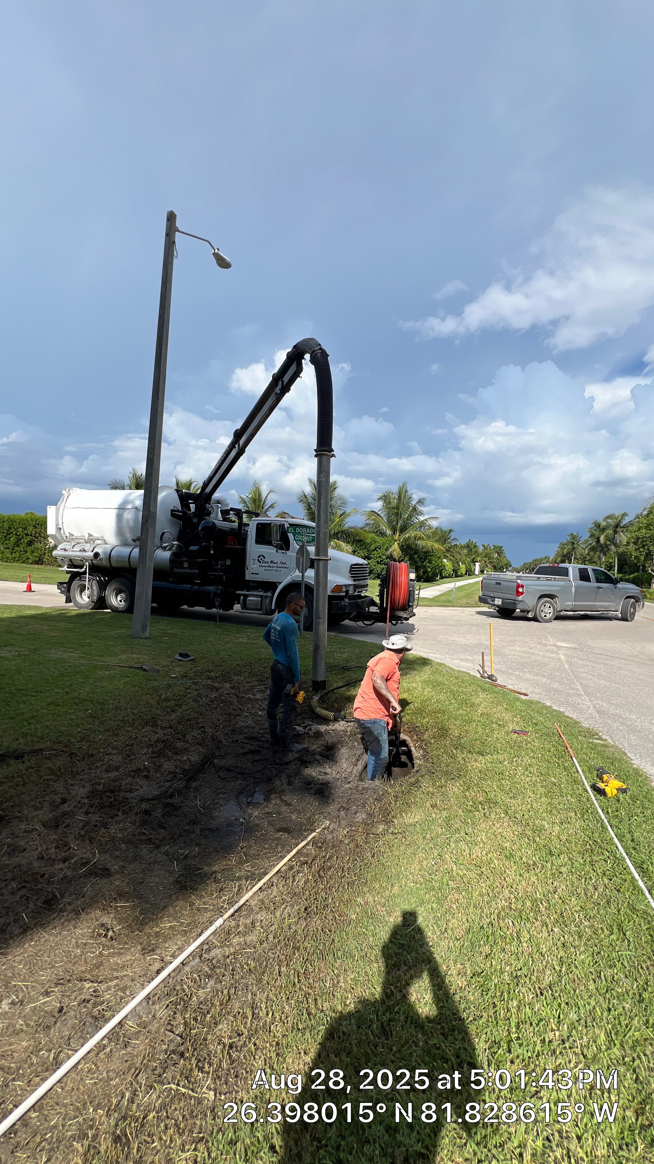 El Dorado/Coconut Rd Culvert Cleaning by Don Mar, Inc. Storm Water Solutions