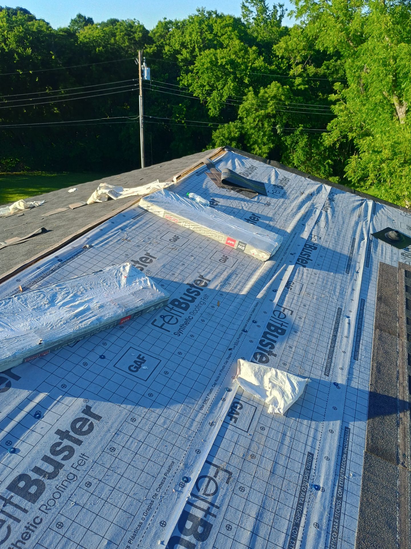 GAF Architectural Shingle Roof Replacement on Modern Ardmore Residence by BANA Roofing and Solar Supply