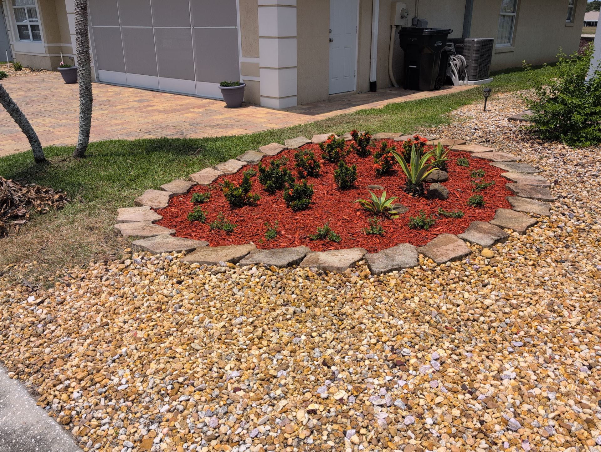 Front Yard Renovation – Rock Removal, Sod & Landscape Enhancement by 
M.A.B. Landscaping & Property Maintenance