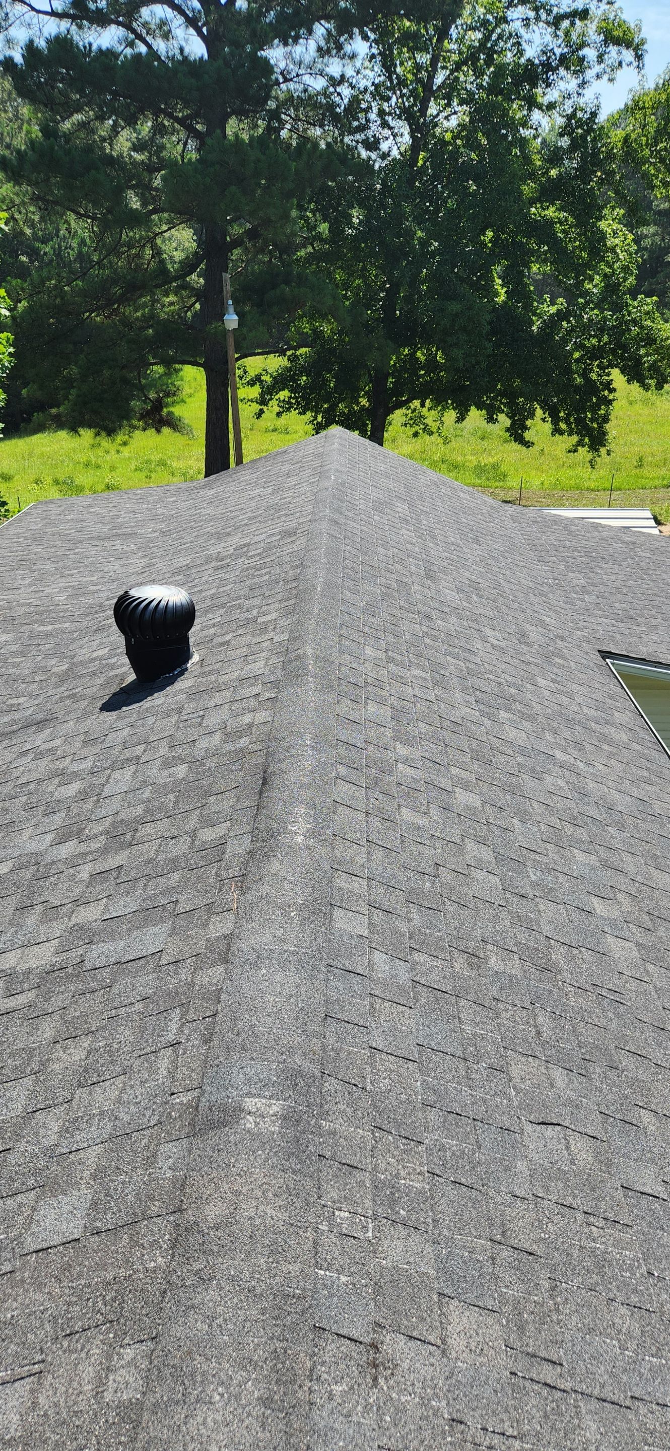 Residential Shingle Reroof using CertainTeed XT25: Moire Black by Hostetler Roofing