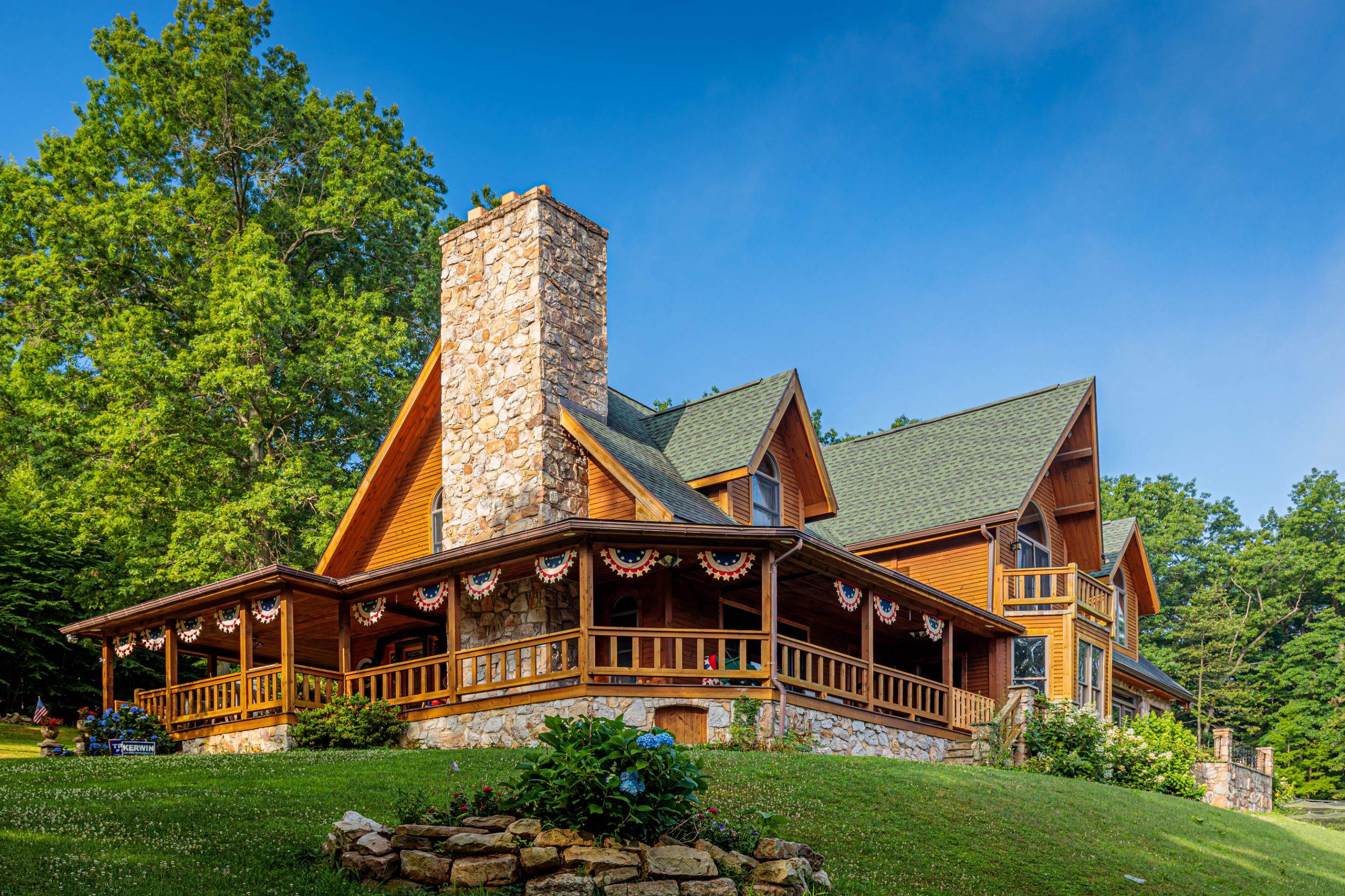 Shingle Roof-hunter green by Esh Builders