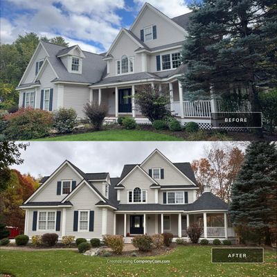Hollis, NH Roof Replacement – Sleek New Look with Onyx Black Owens Corning Duration Shingles