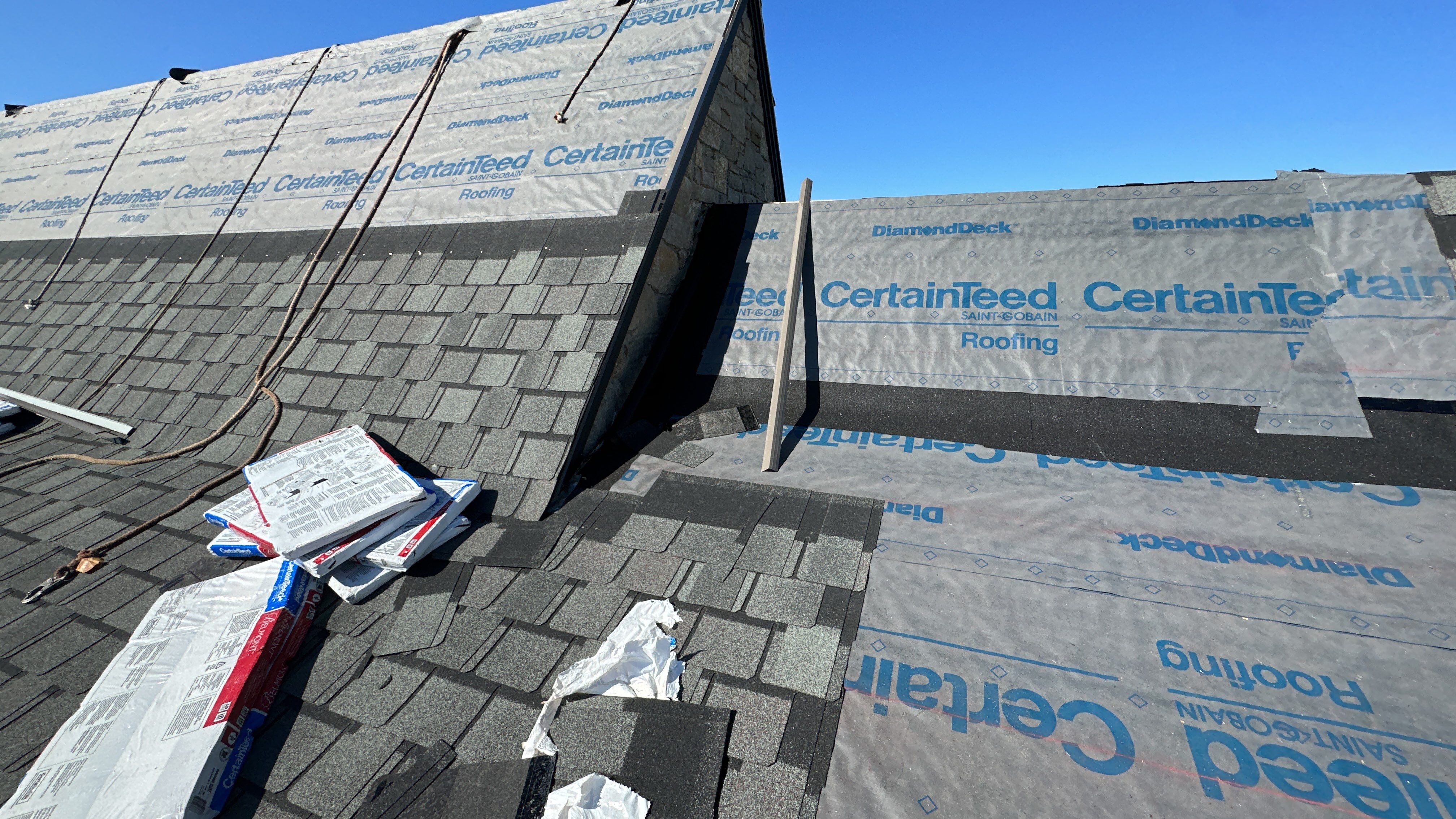 Reroof using Certainteed Belmont IR by Castillo Roofing